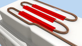 Tape Solutions for the Fixation of Coils Refrigerator and freezer coils are attached as closely and tightly as possible