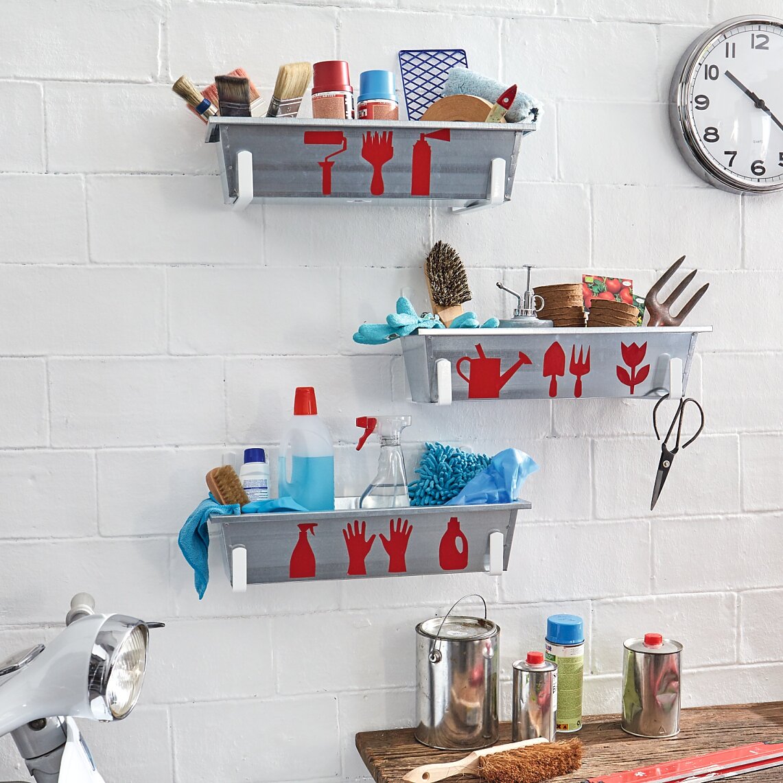 Organize your garage! DIY garage storage boxes