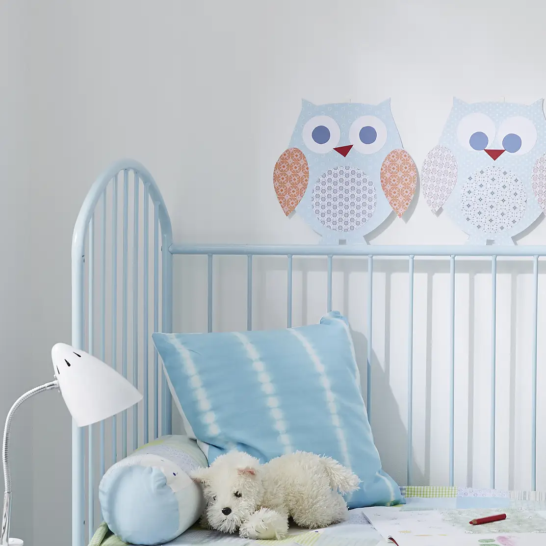 Baby wall decoration: Owls