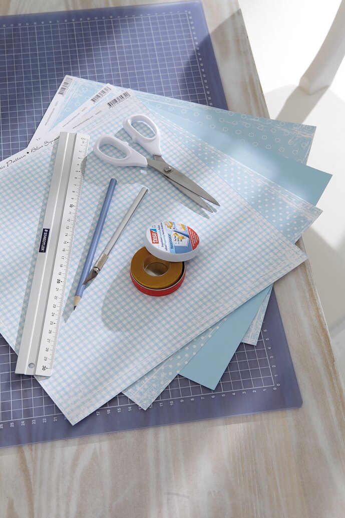 DIY Easter Basket Material Overview Overview of materials.