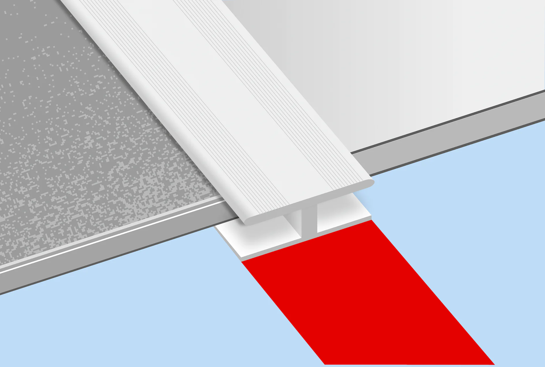 Fixation of floor profiles