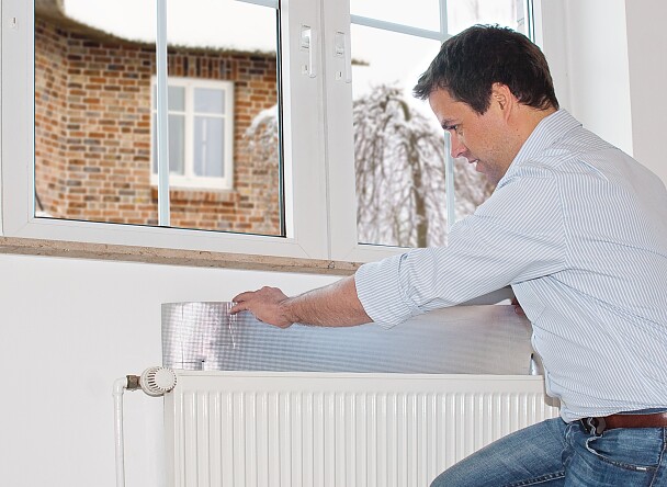 Save Energy around the home with tesamoll heat reflector foils for Radiators  | tesa Global Adhesive Tape Manufacturer