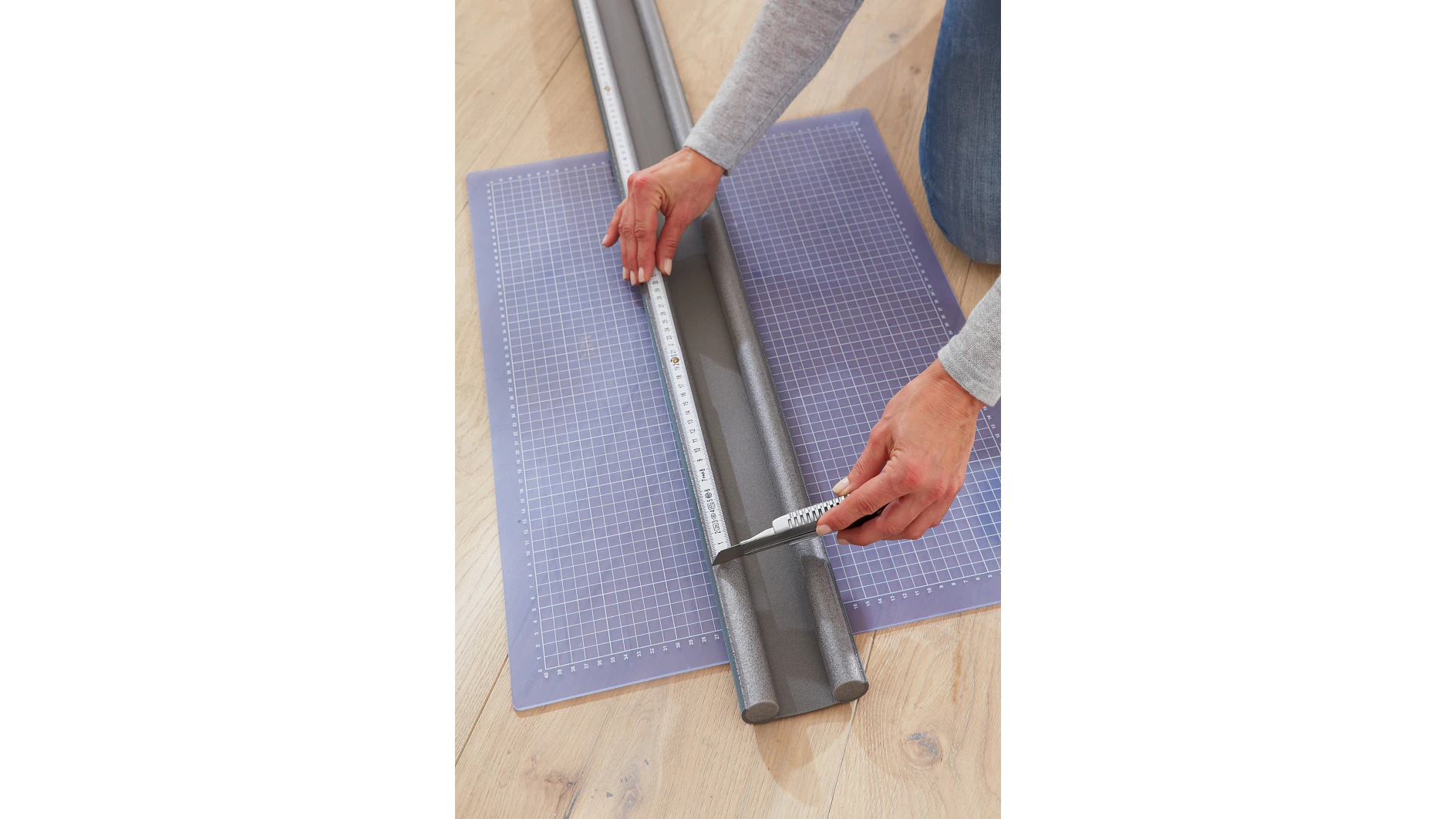 tesamoll Door to Floor Double Roll, 0,95mx22mm, plastic bag with carton header