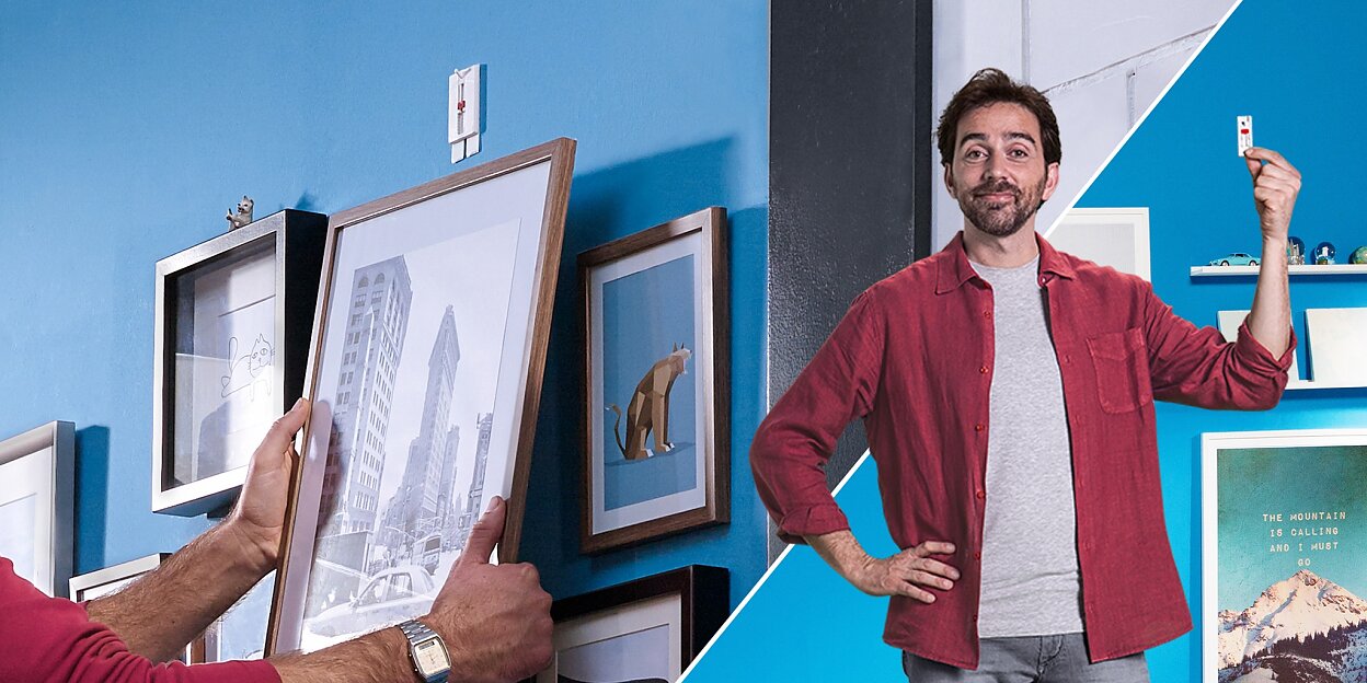 The smart mounting system for easy mounting without drilling