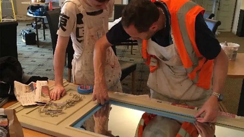 Students get hands on practical experience of all of the tesa masking range