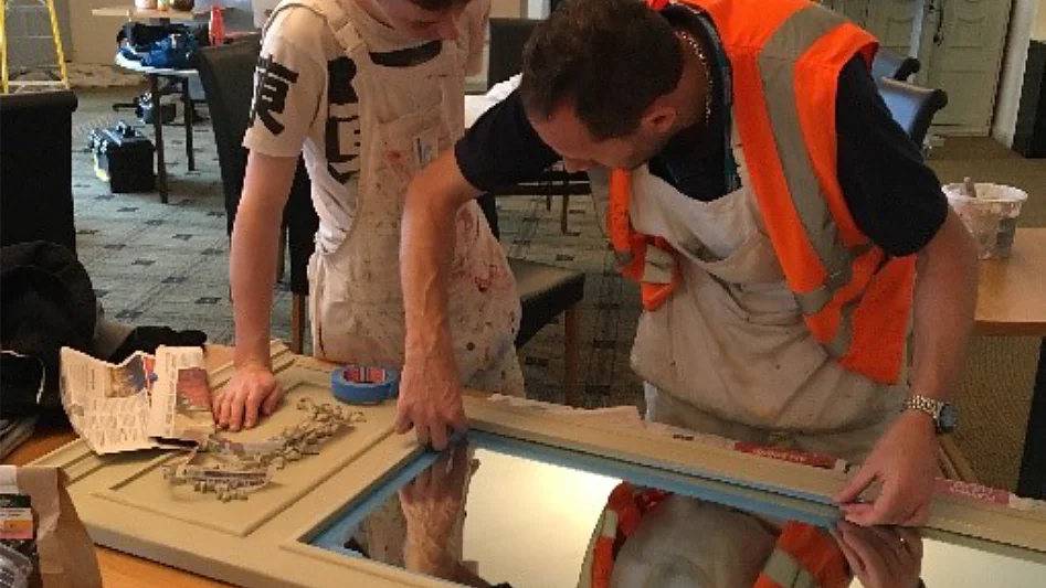 Students get hands on practical experience of all of the tesa masking range