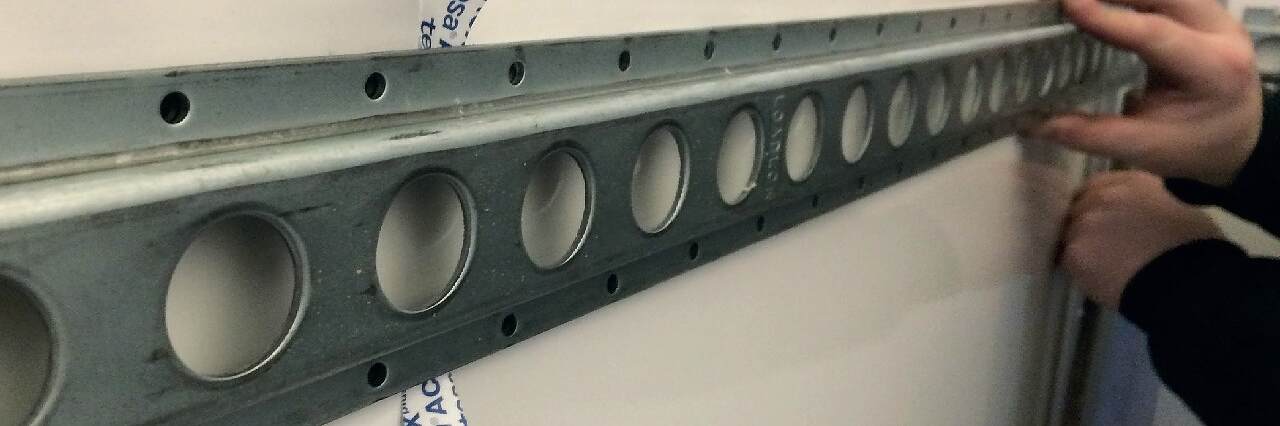 Loadlock Rails being bonded with tesa ACXplus 7074 as an alternative to rivets