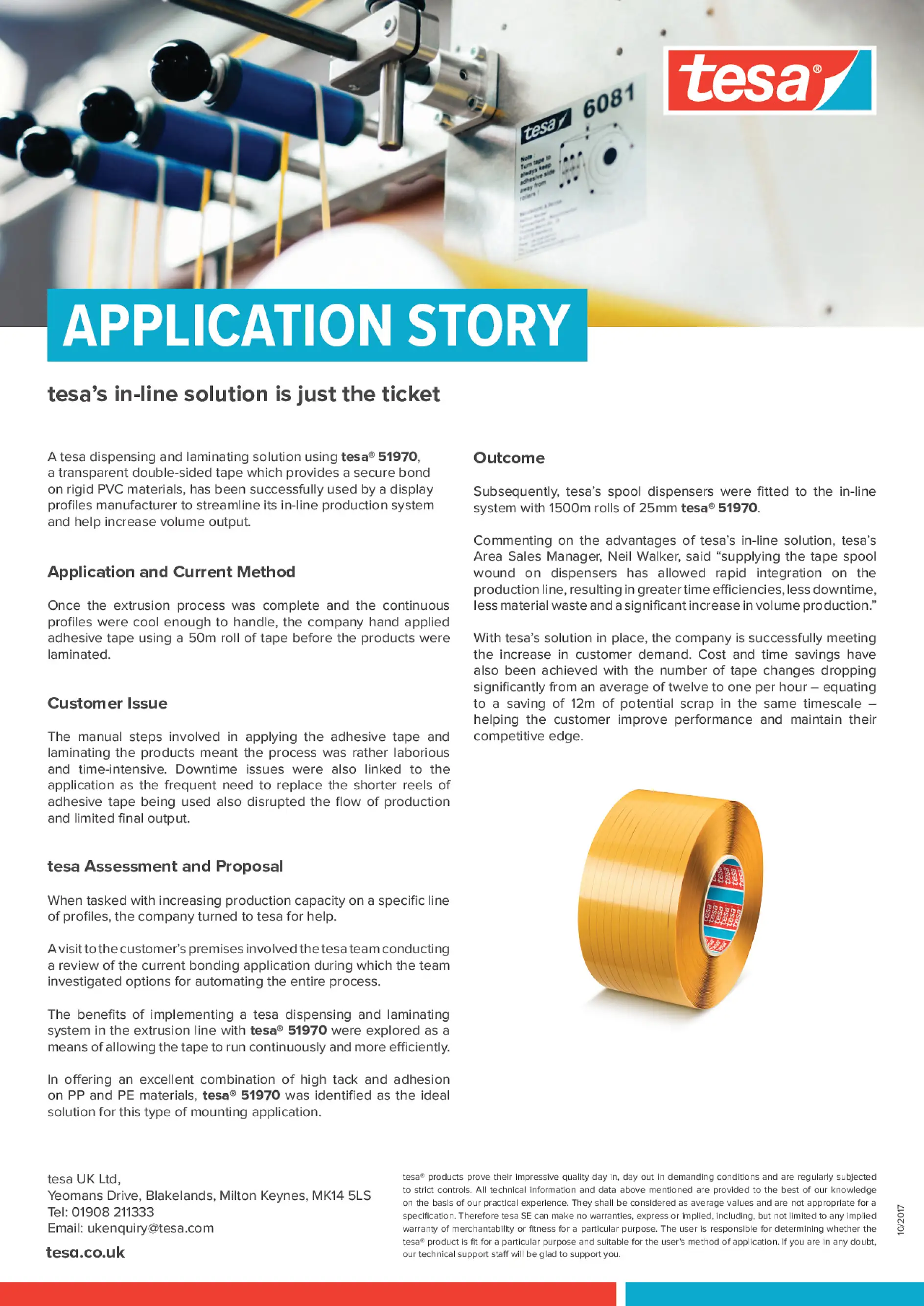 APPLICATION STORY - Plastic Extrusions