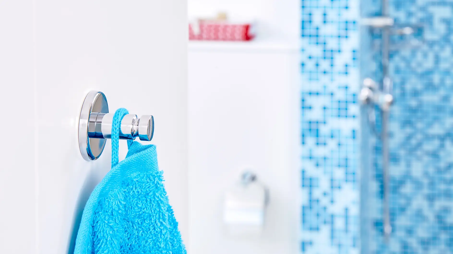 Every towel needs a hook to be close to where it is used. Get the one that matches your bathroom's style.
