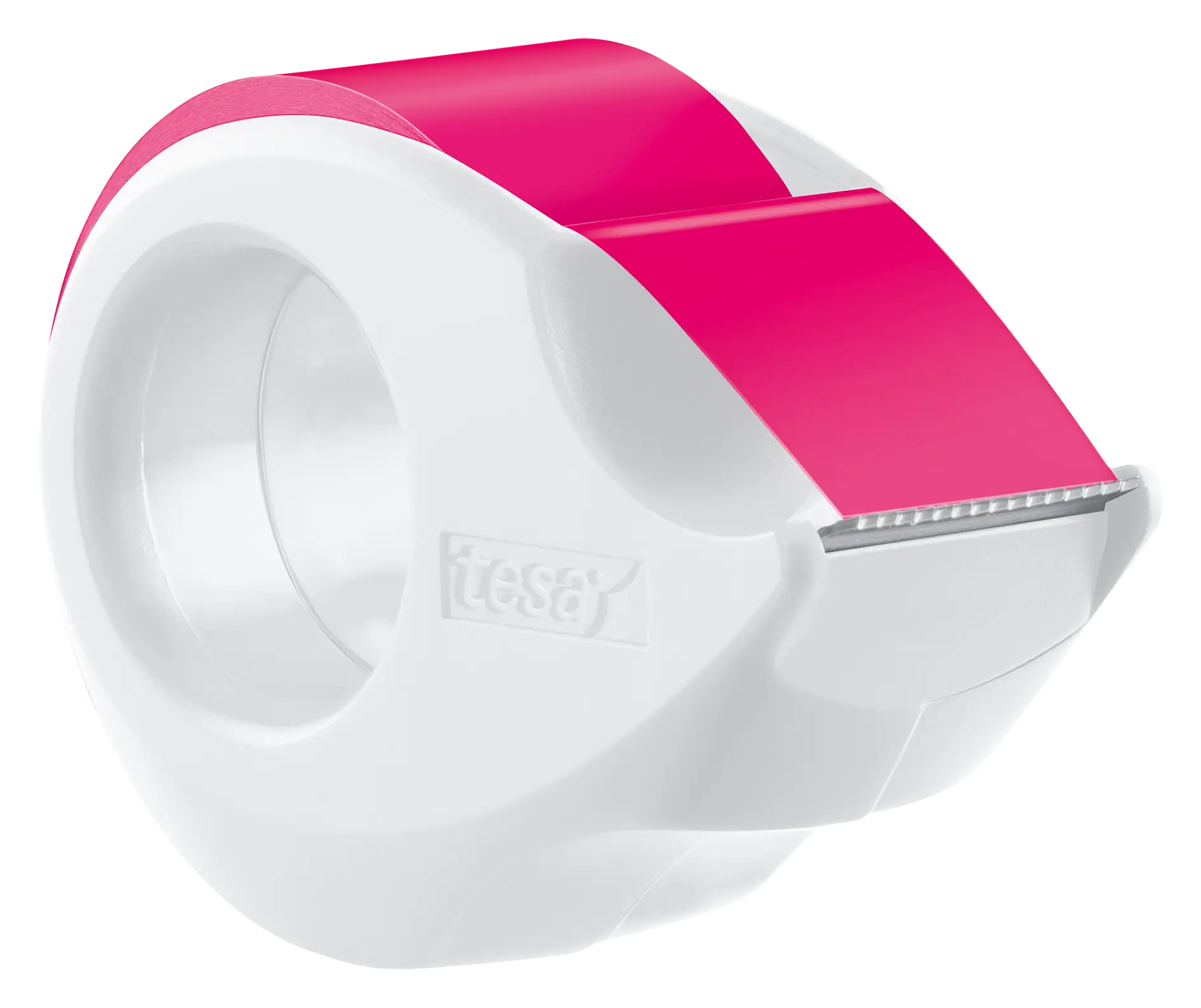 tesafilm Neon 10m x 19mm, pink + Mini Dispenser white