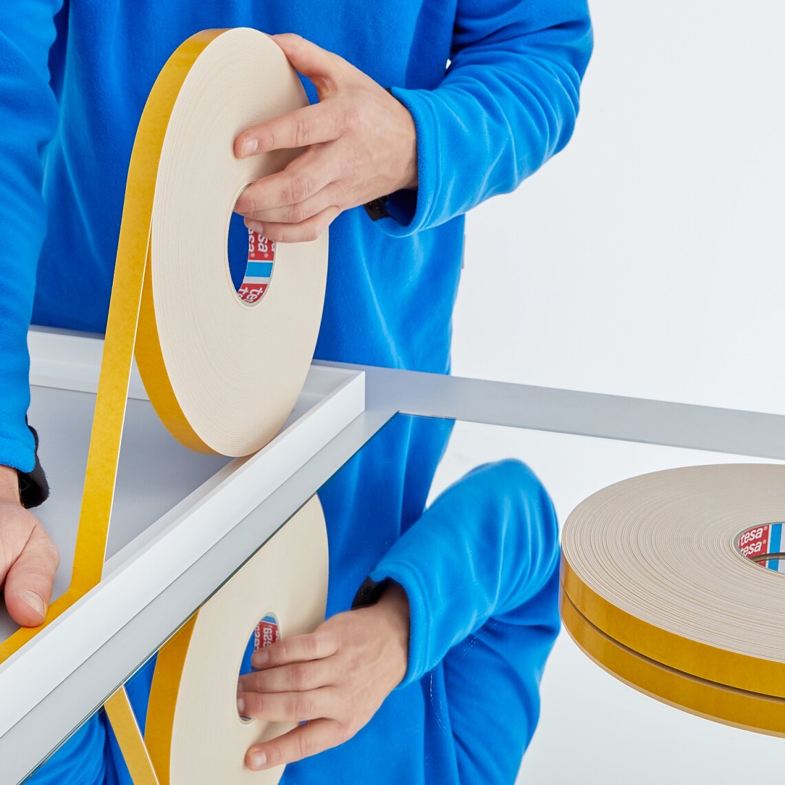Permanent And Removable Double Sided Adhesive Foam Tapes For Mirror Mounting Tesa Global Adhesive Tape Manufacturer