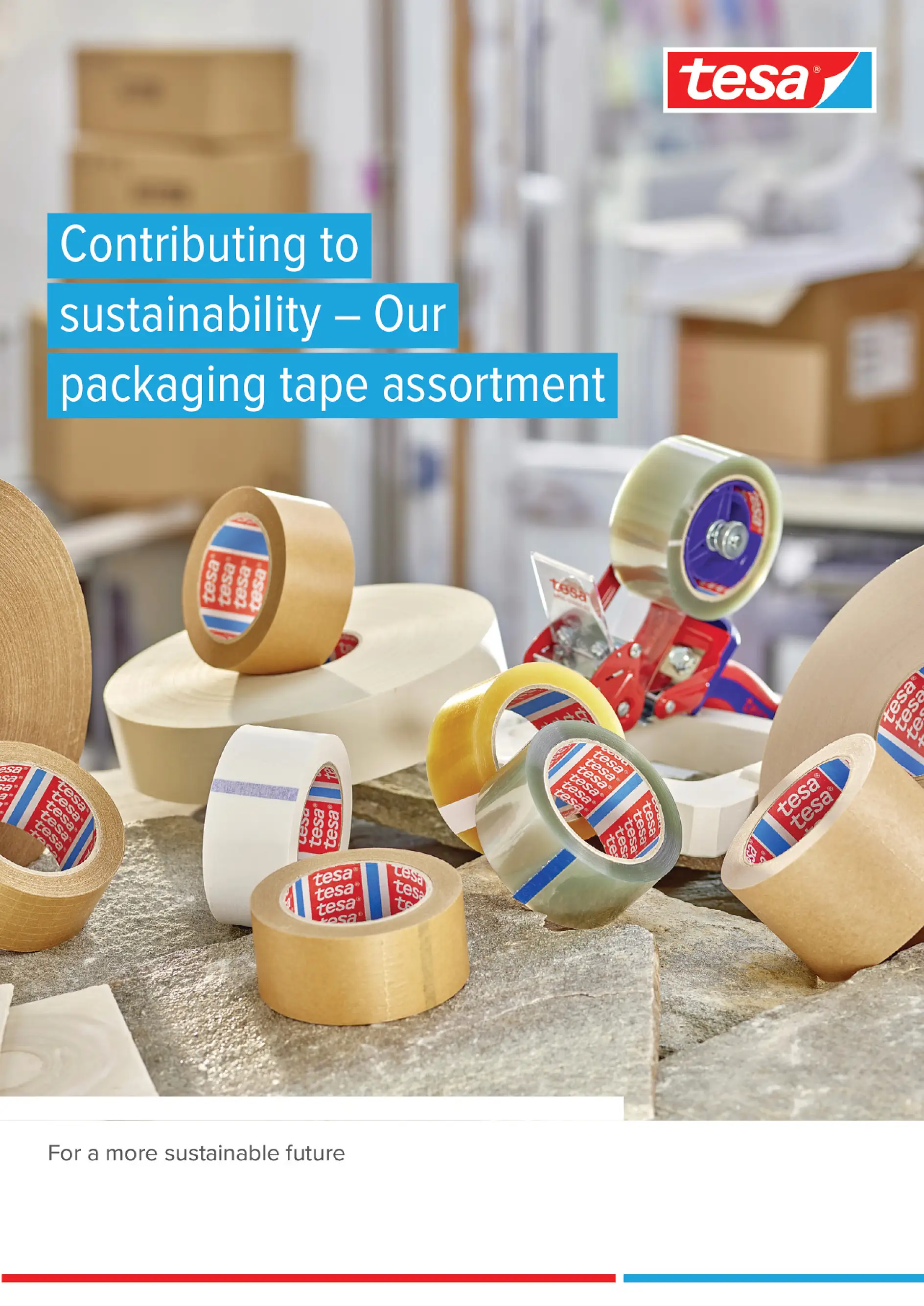 tesa® Packaging tapes for a more sustainable future