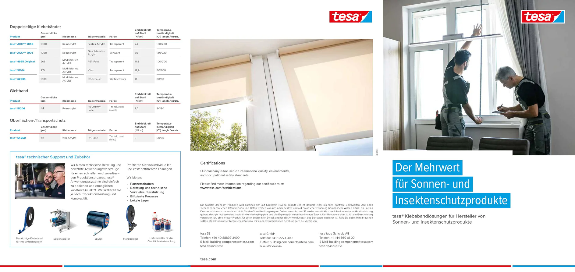 Sonnen- und Insektenschutz 2024 DE