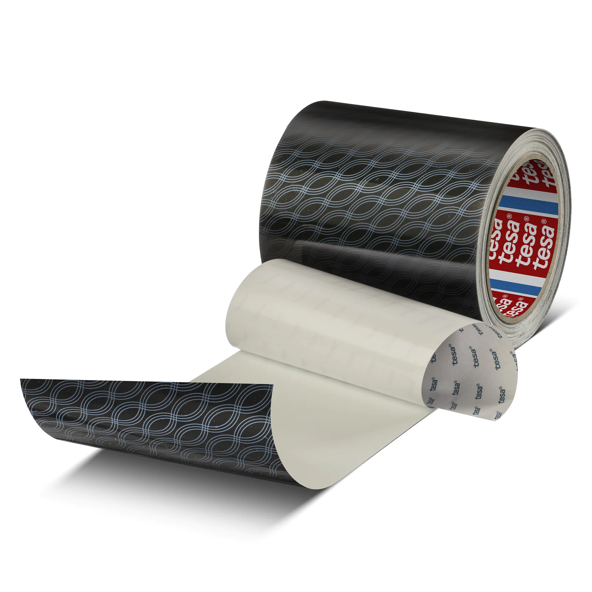 tesa® Laser Markable Film 6930 Black Matt / White Text - tesa