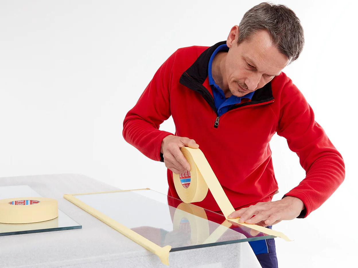 tesa 4322 paper masking tape for paintwork