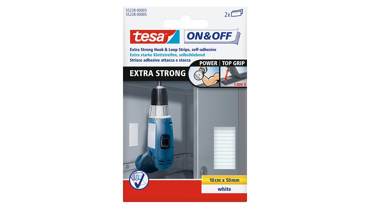 [en-en] on &amp; off EXTRA STRONG STRIPS WHITE
