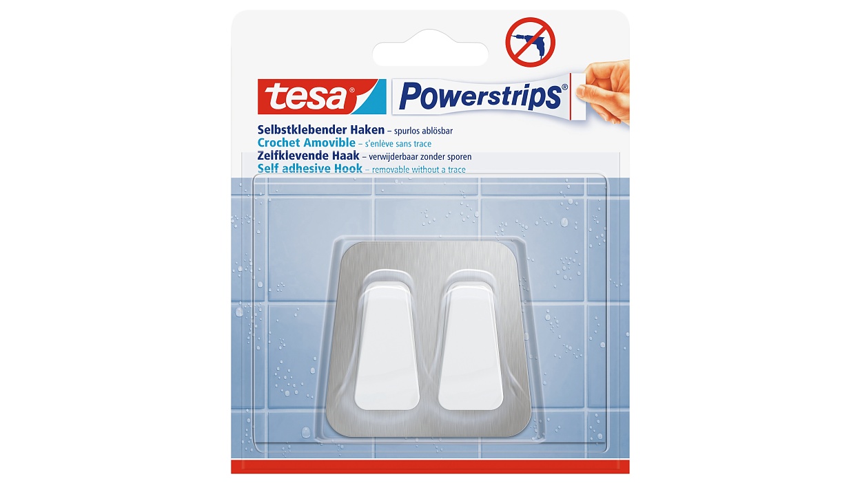 [en-en] Powerstrips Waterproof Duo Hook Metal-Plastic