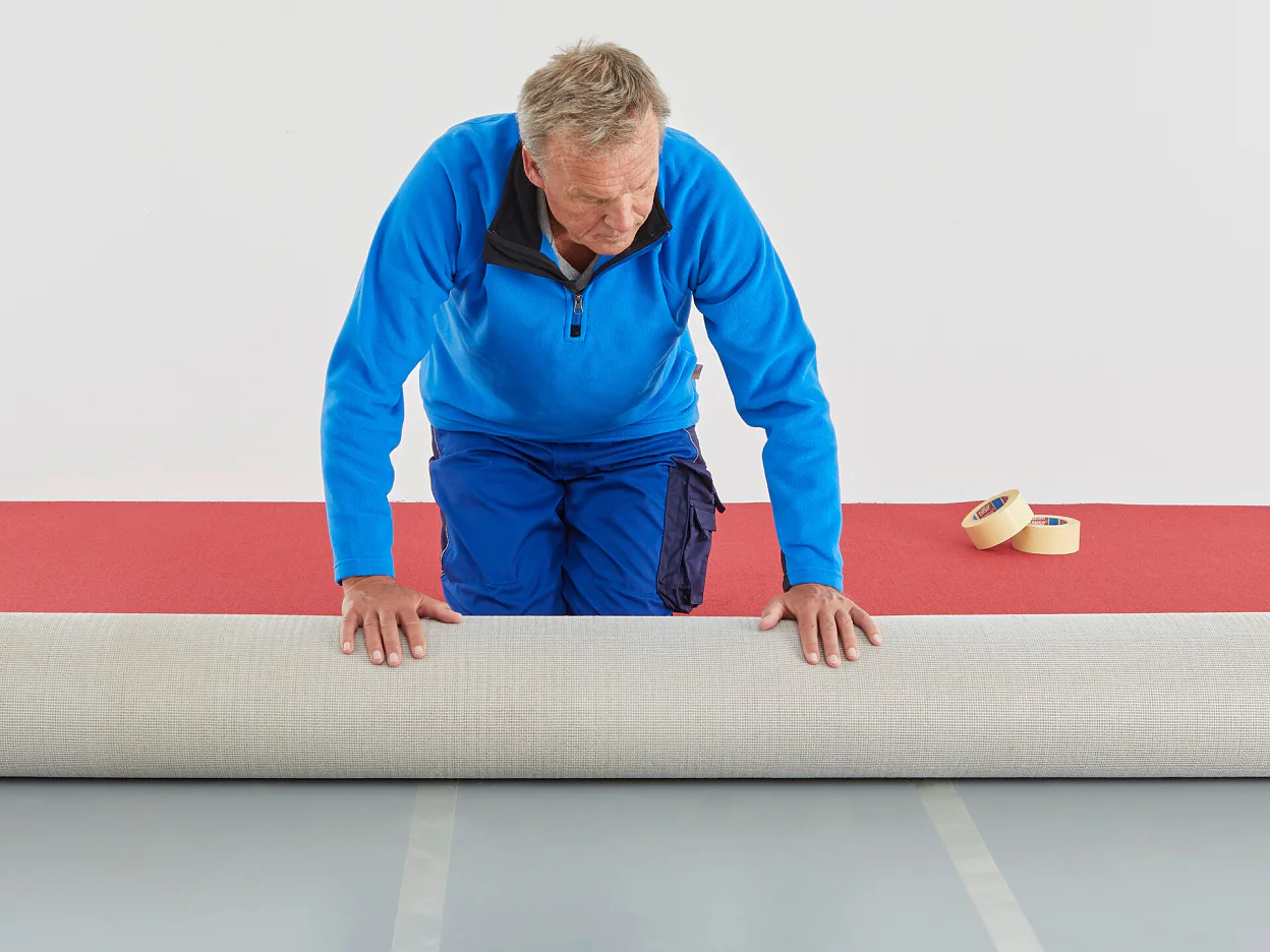 tesa 4934 double sided fabric tape step4of4