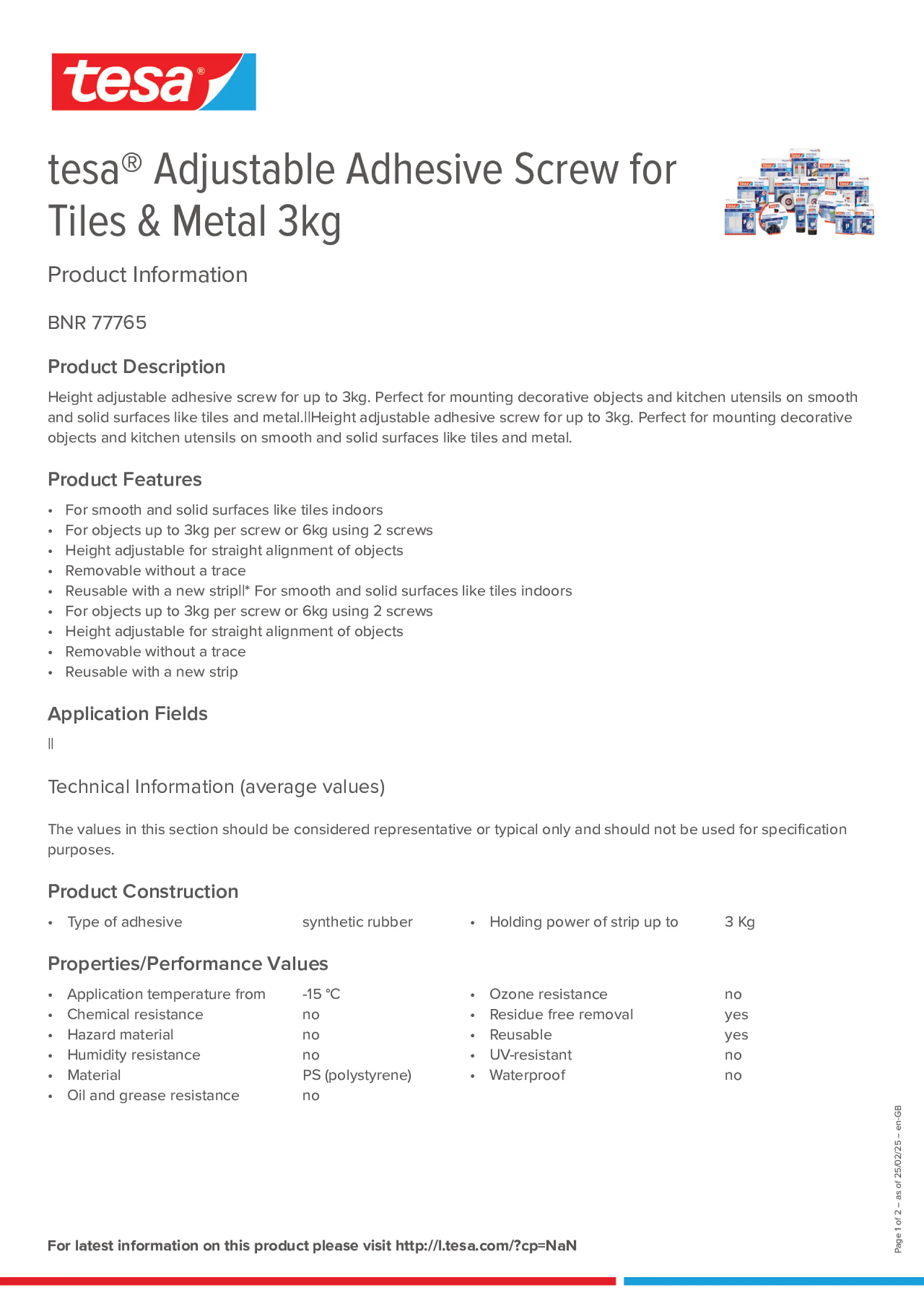 Product information_tesa® 77765_en-GB