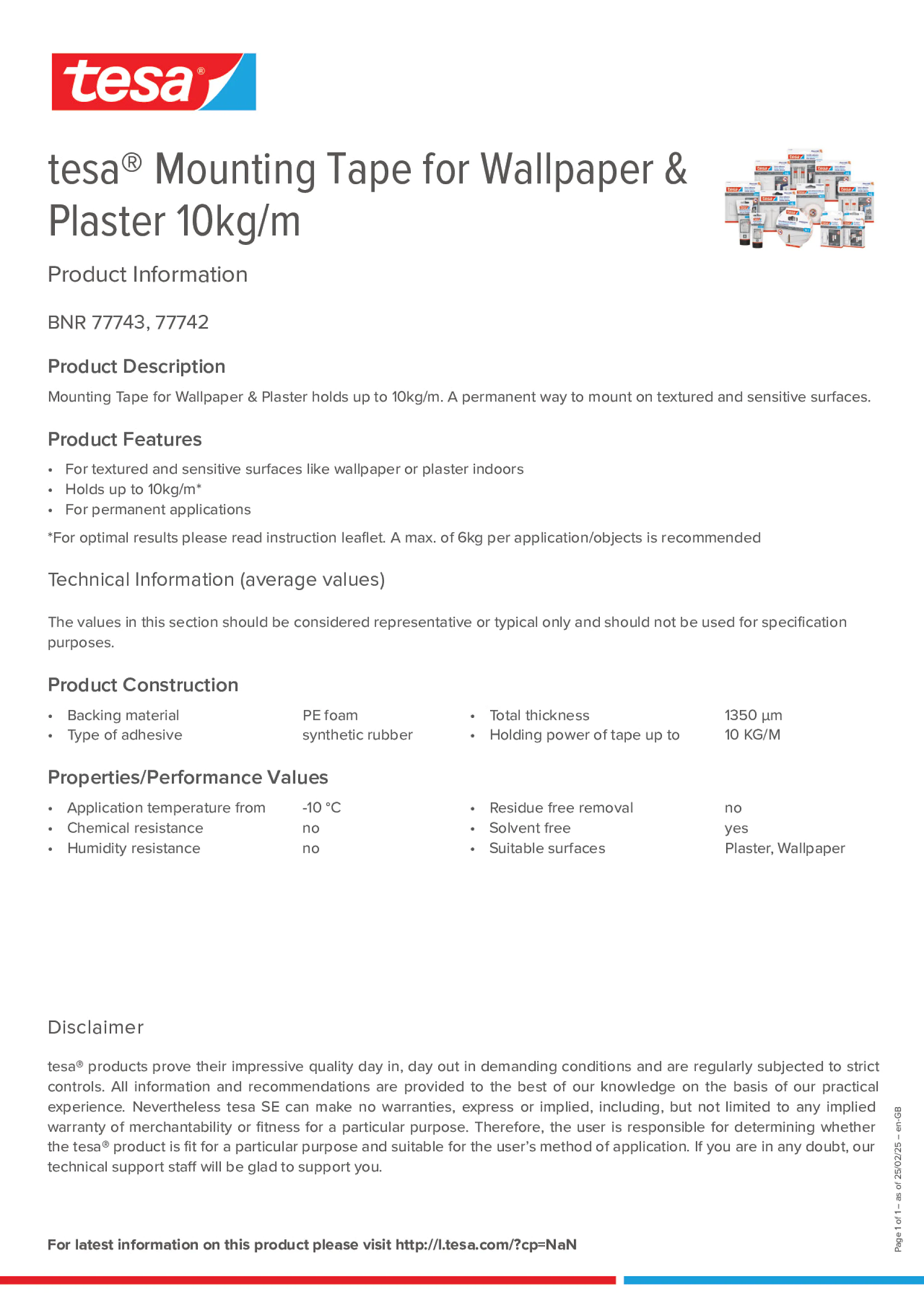 Product information_tesa® 77742_en-GB