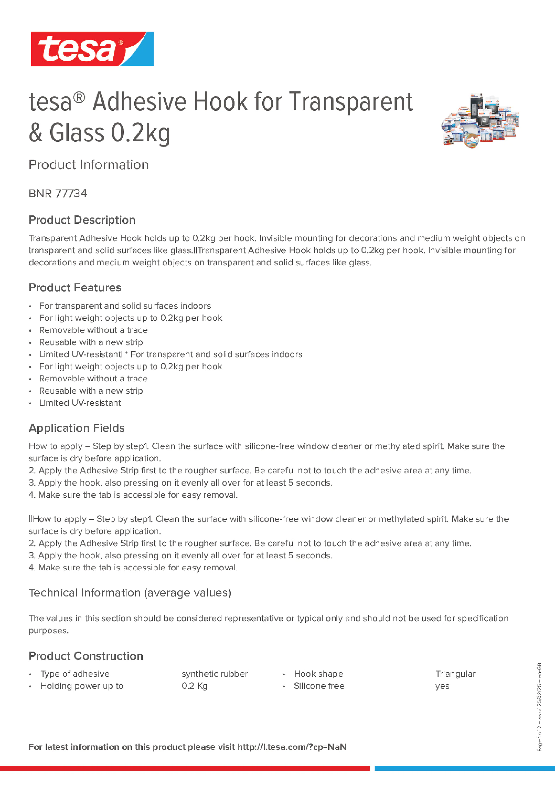 Product information_tesa® 77734_en-GB