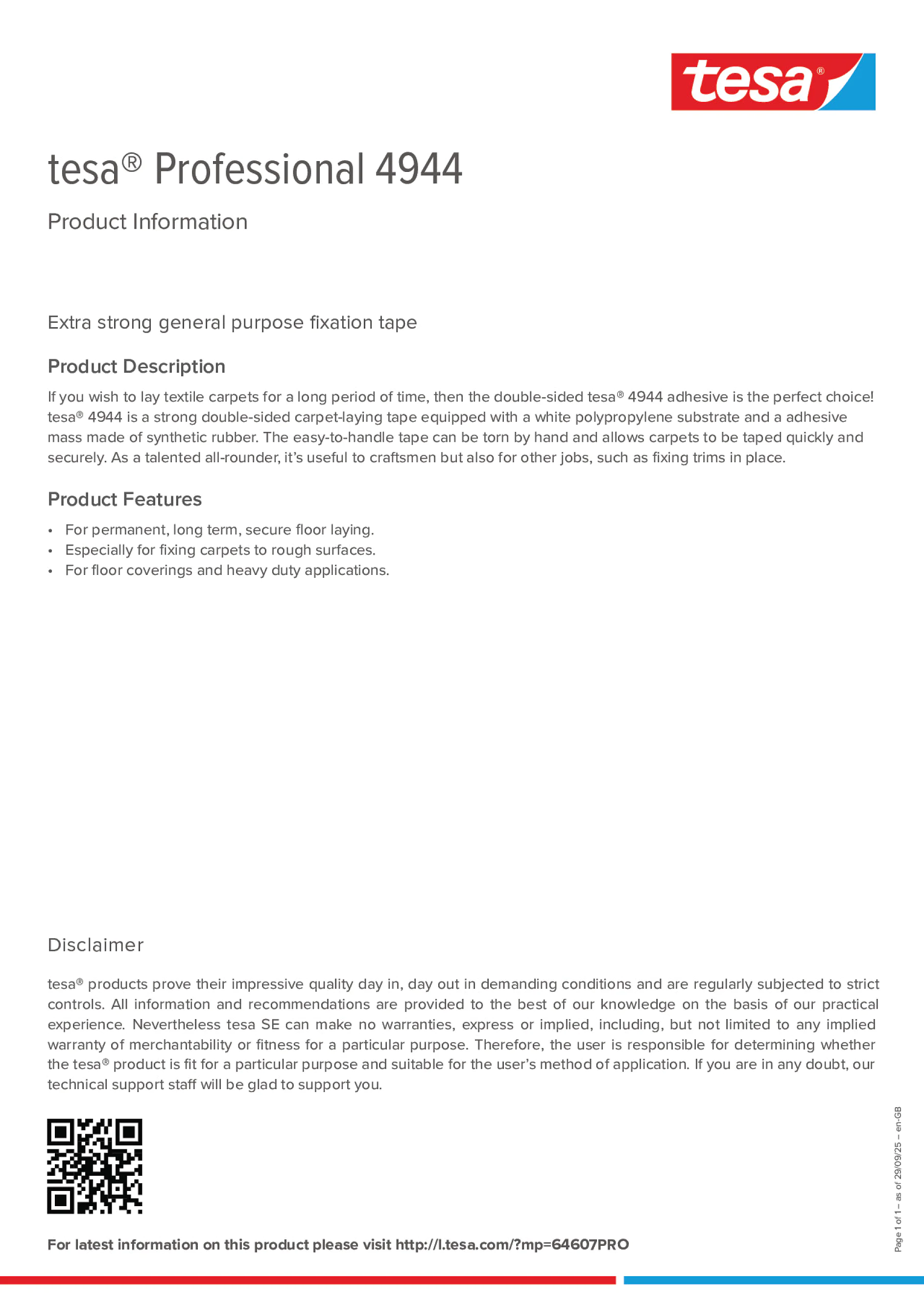 Product information_tesa® Professional 04944_en-GB