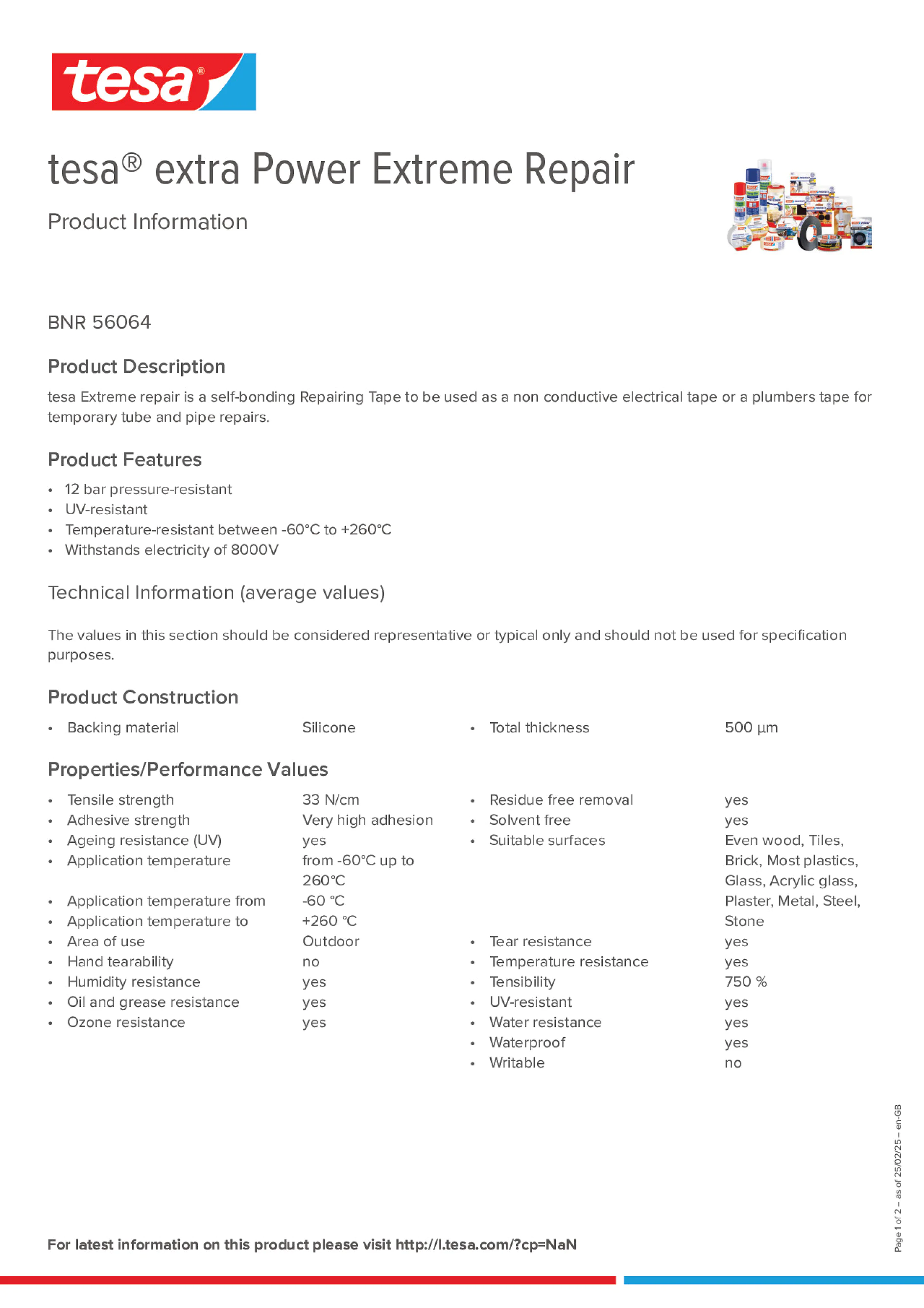 Product information_tesa® extra Power 56064_en-GB