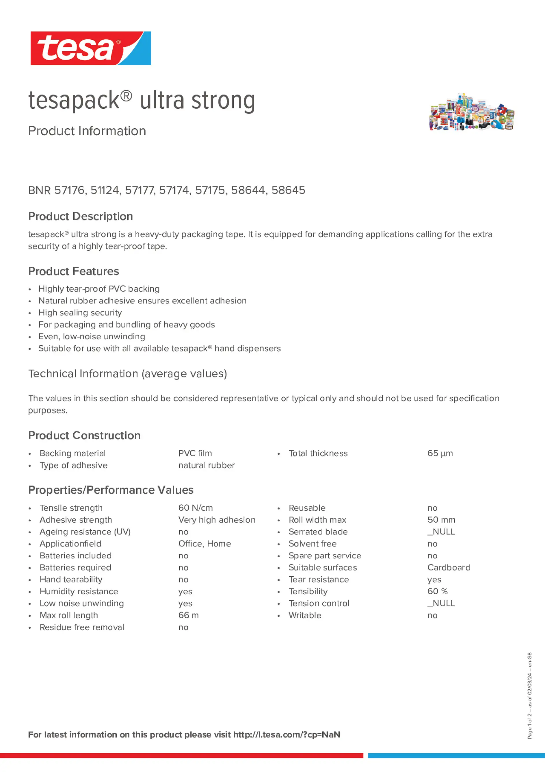 Product information_tesapack® 4124PVC30_en-GB