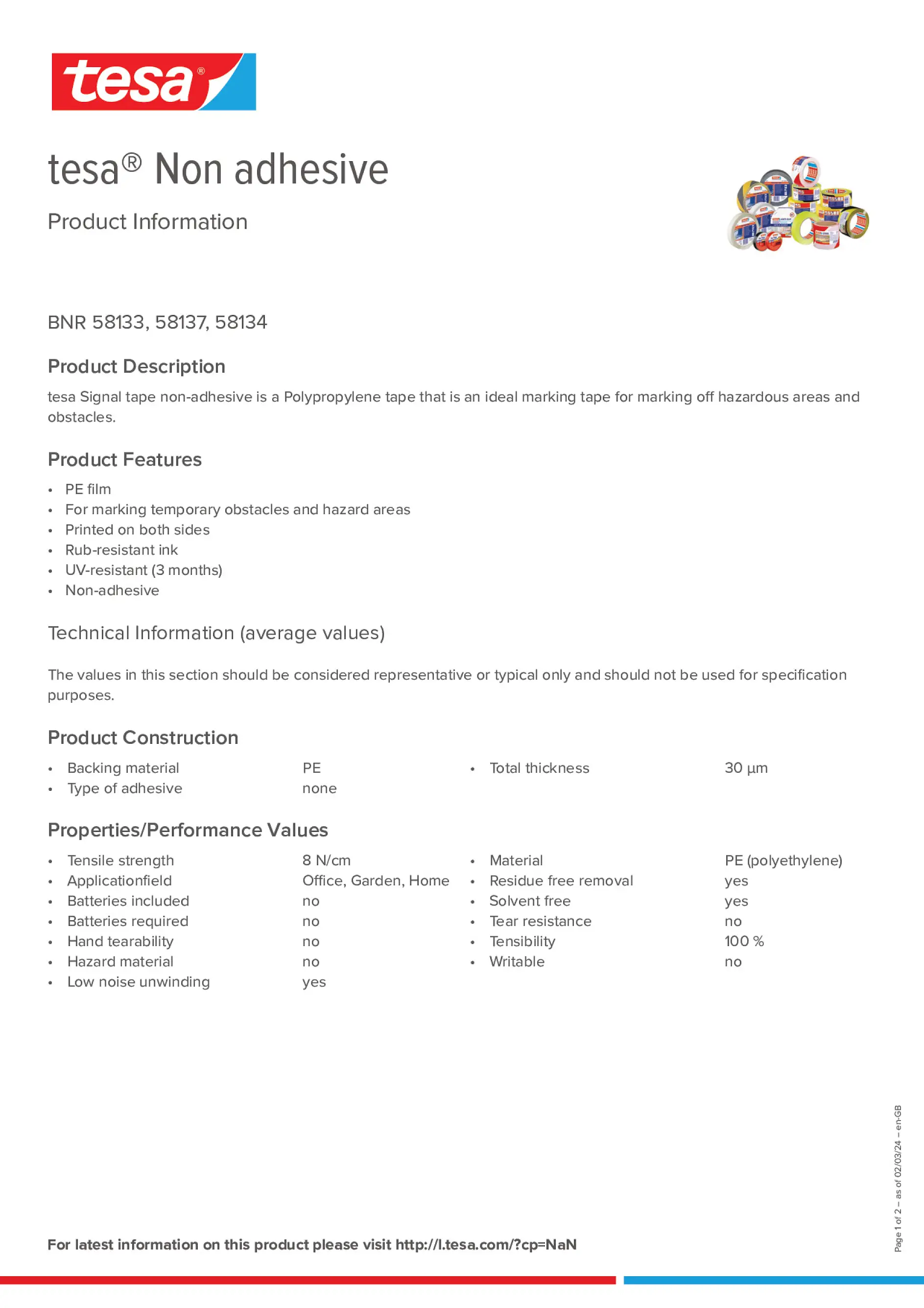 Product information_tesa® 58137_en-GB