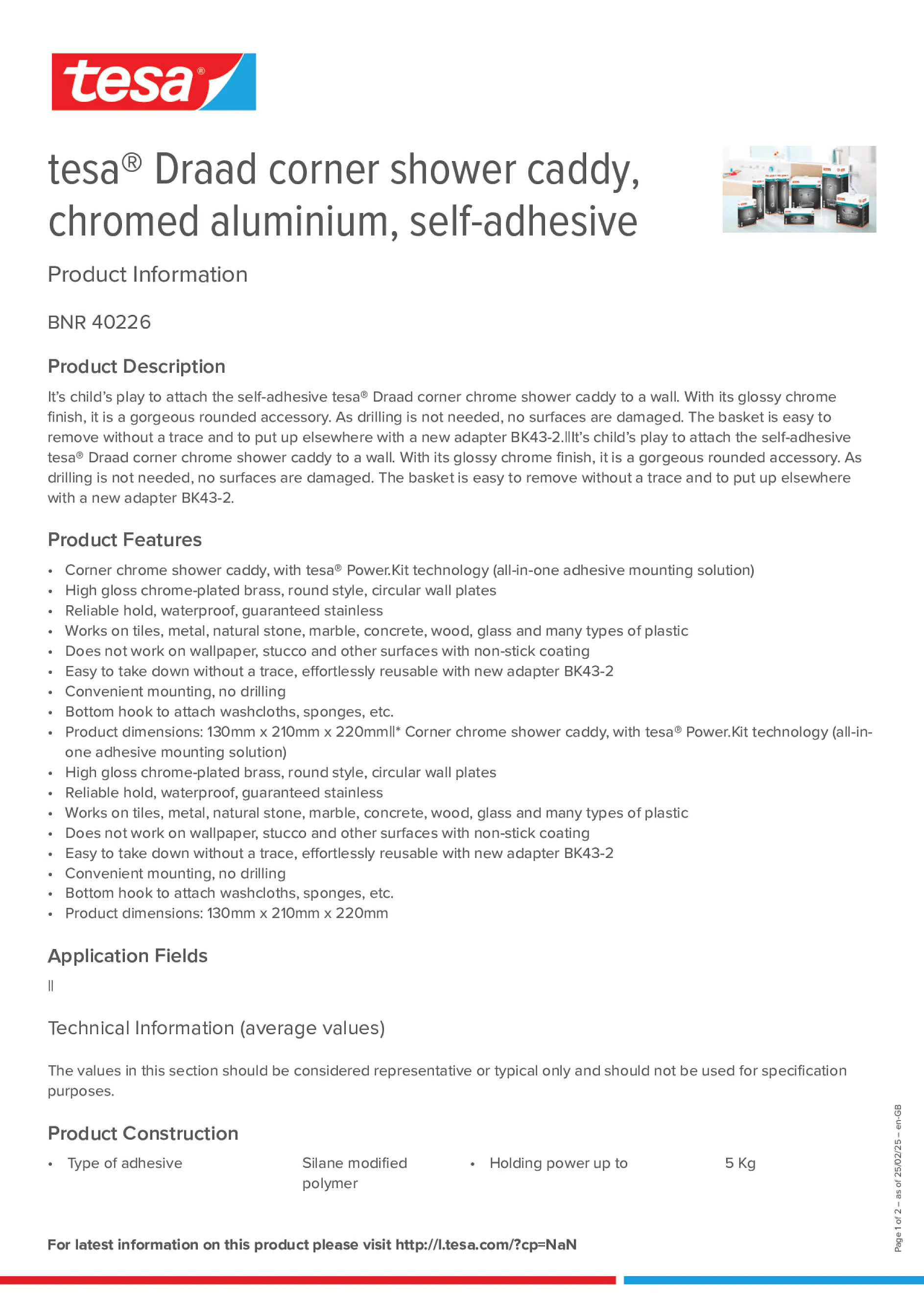 Product information_tesa® 40226_en-GB