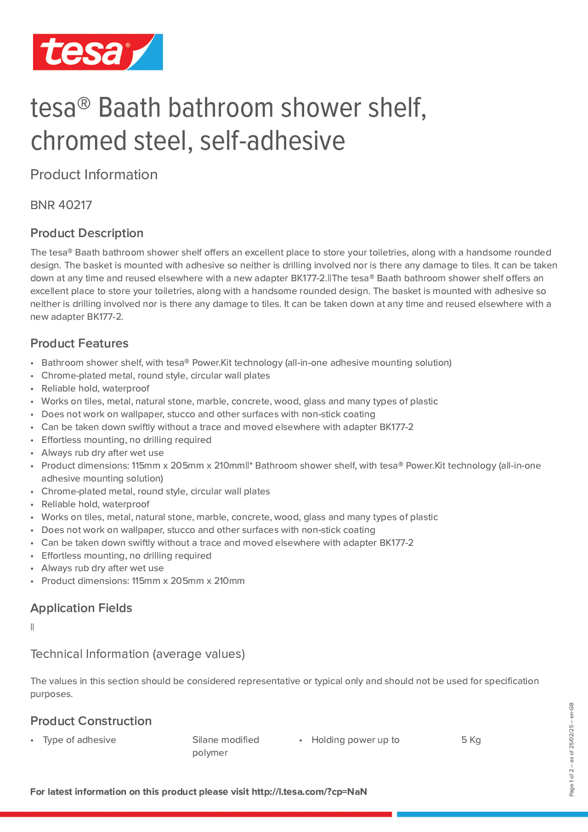 Product information_tesa® 40217_en-GB