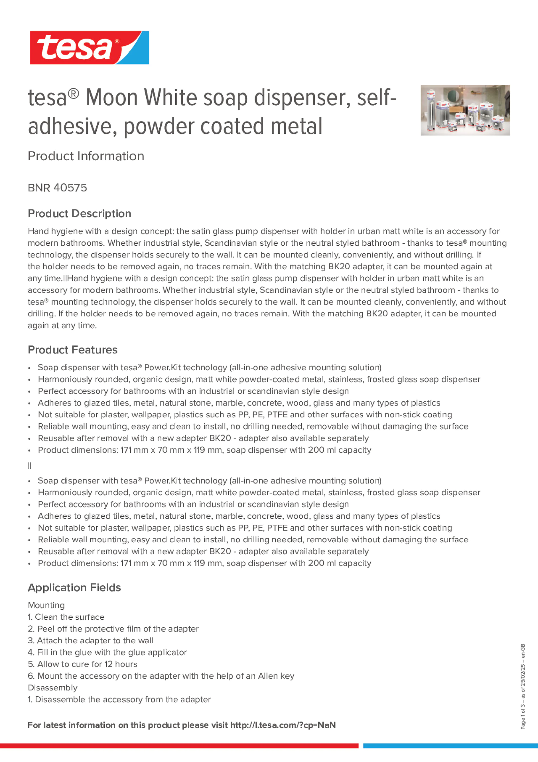 Product information_tesa® 40575_en-GB