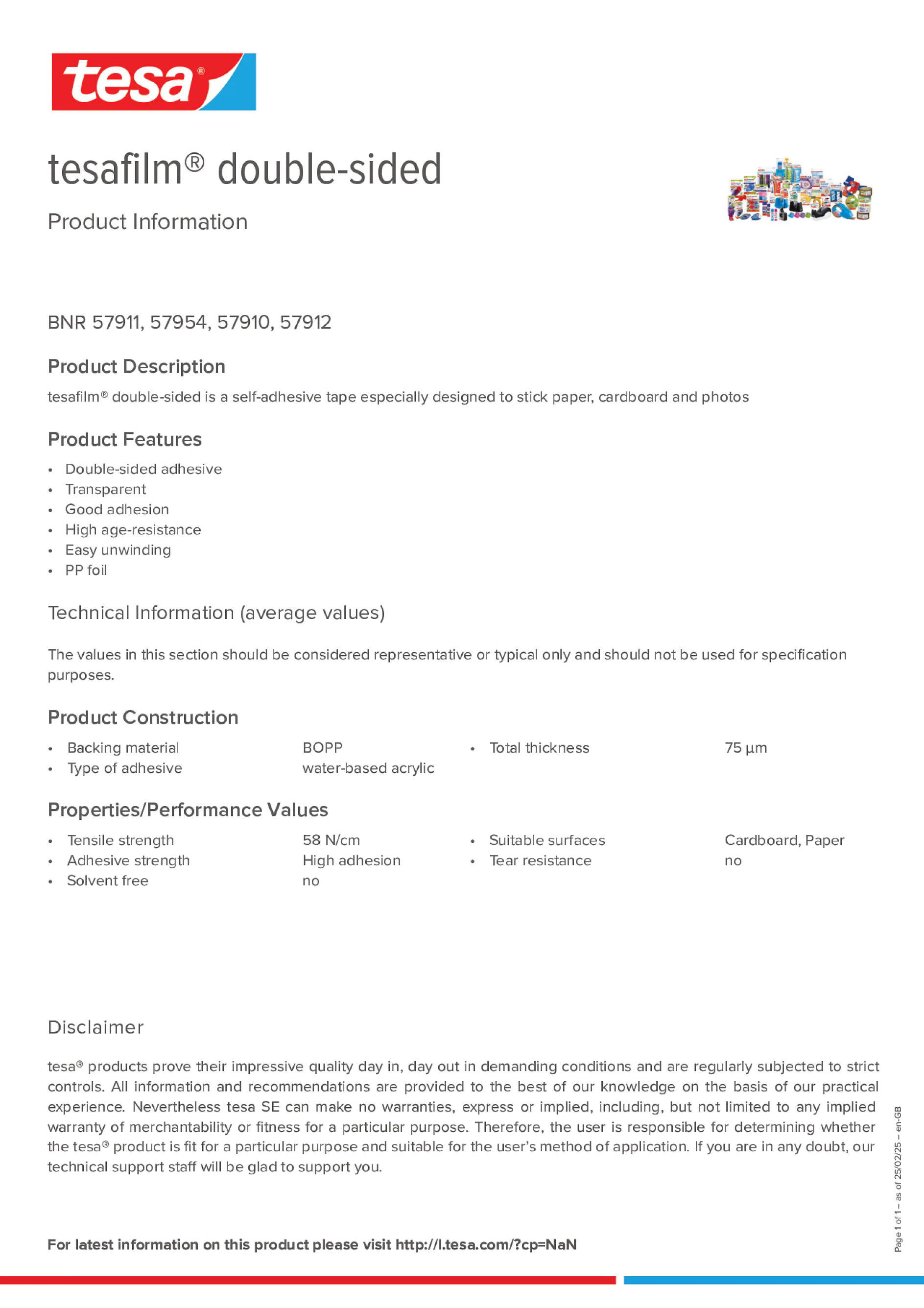 Product information_tesafilm® 57910_en-GB