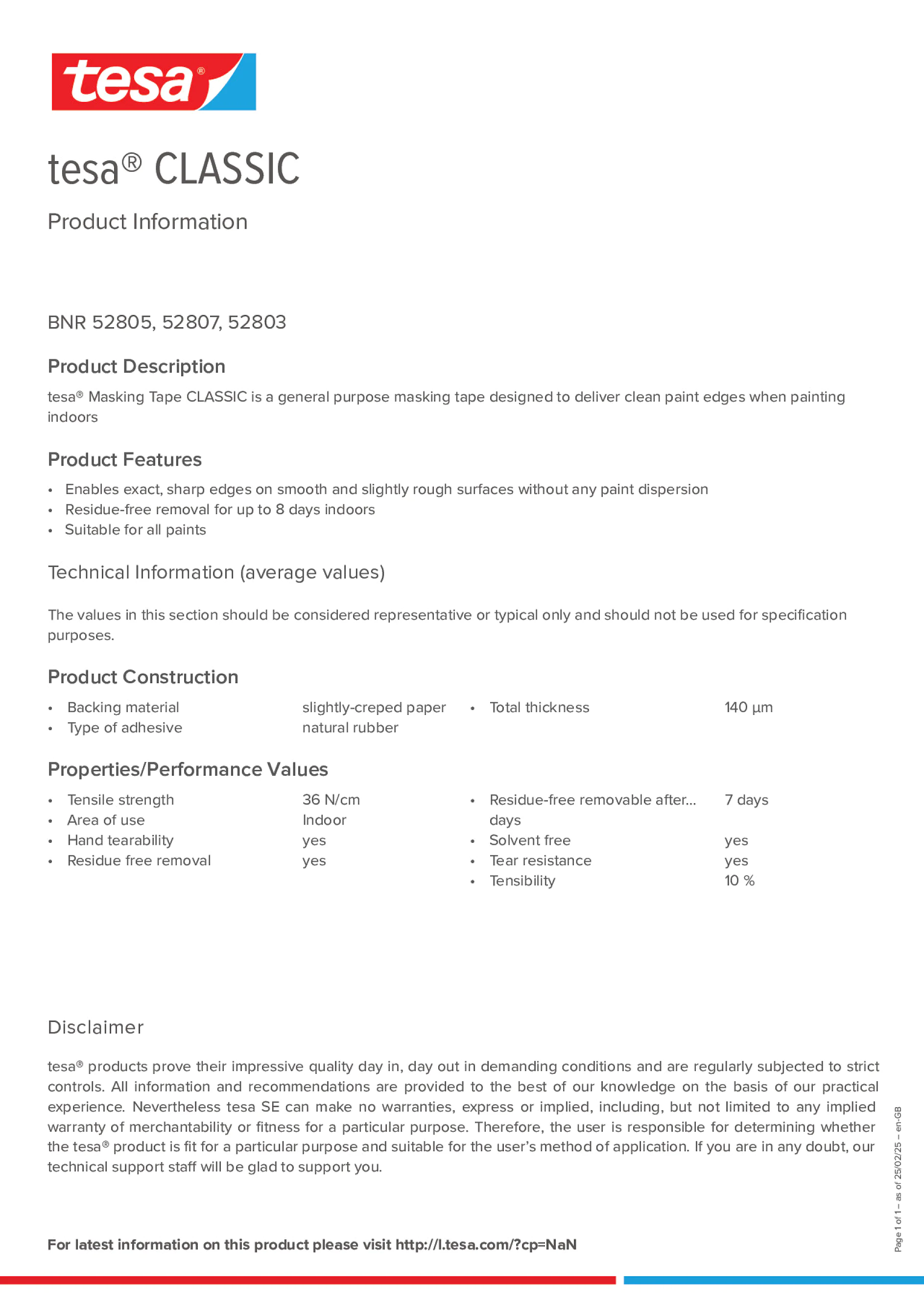 Product information_tesa® 5284_en-GB