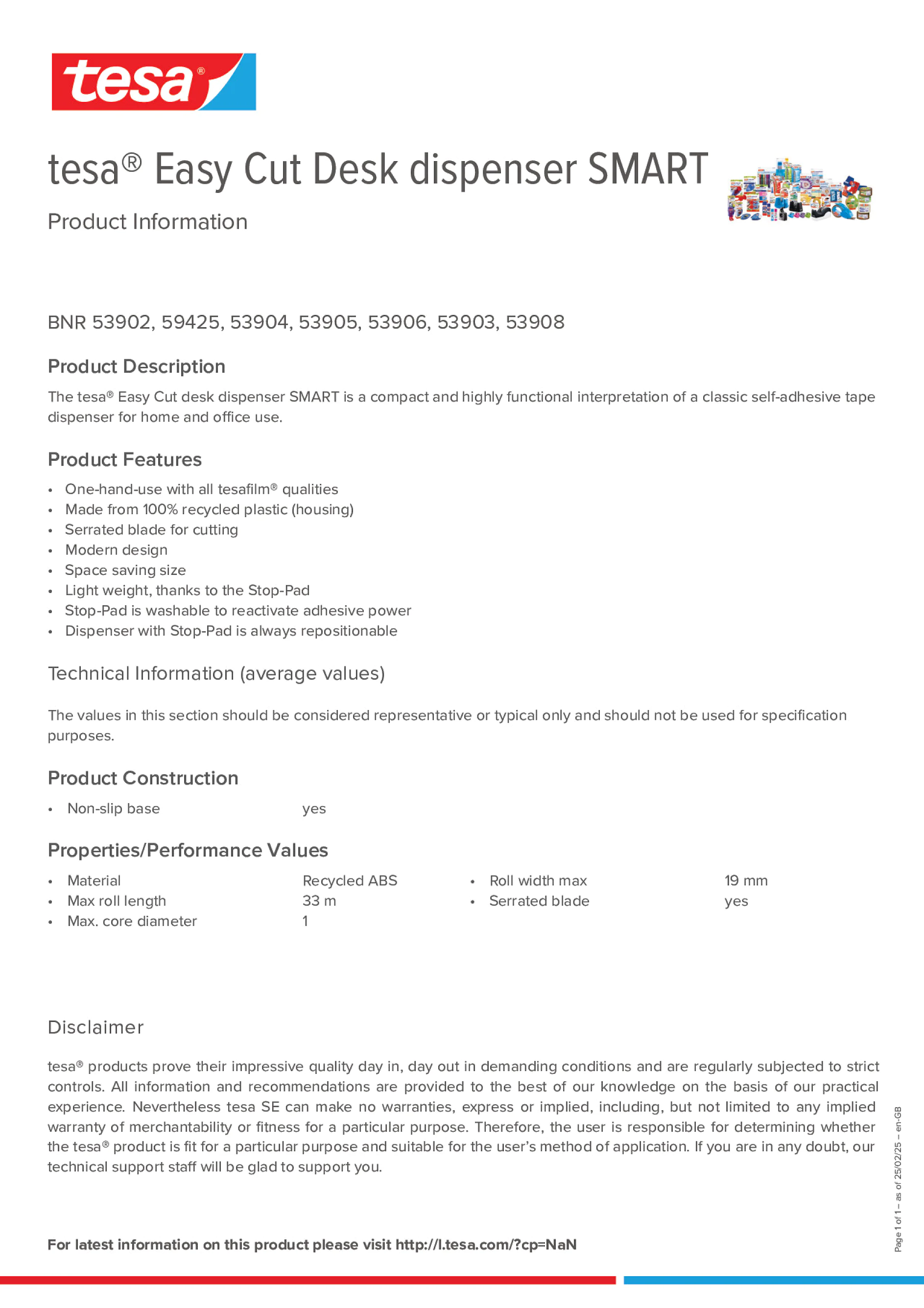 Product information_tesa® Easy Cut 53902_en-GB