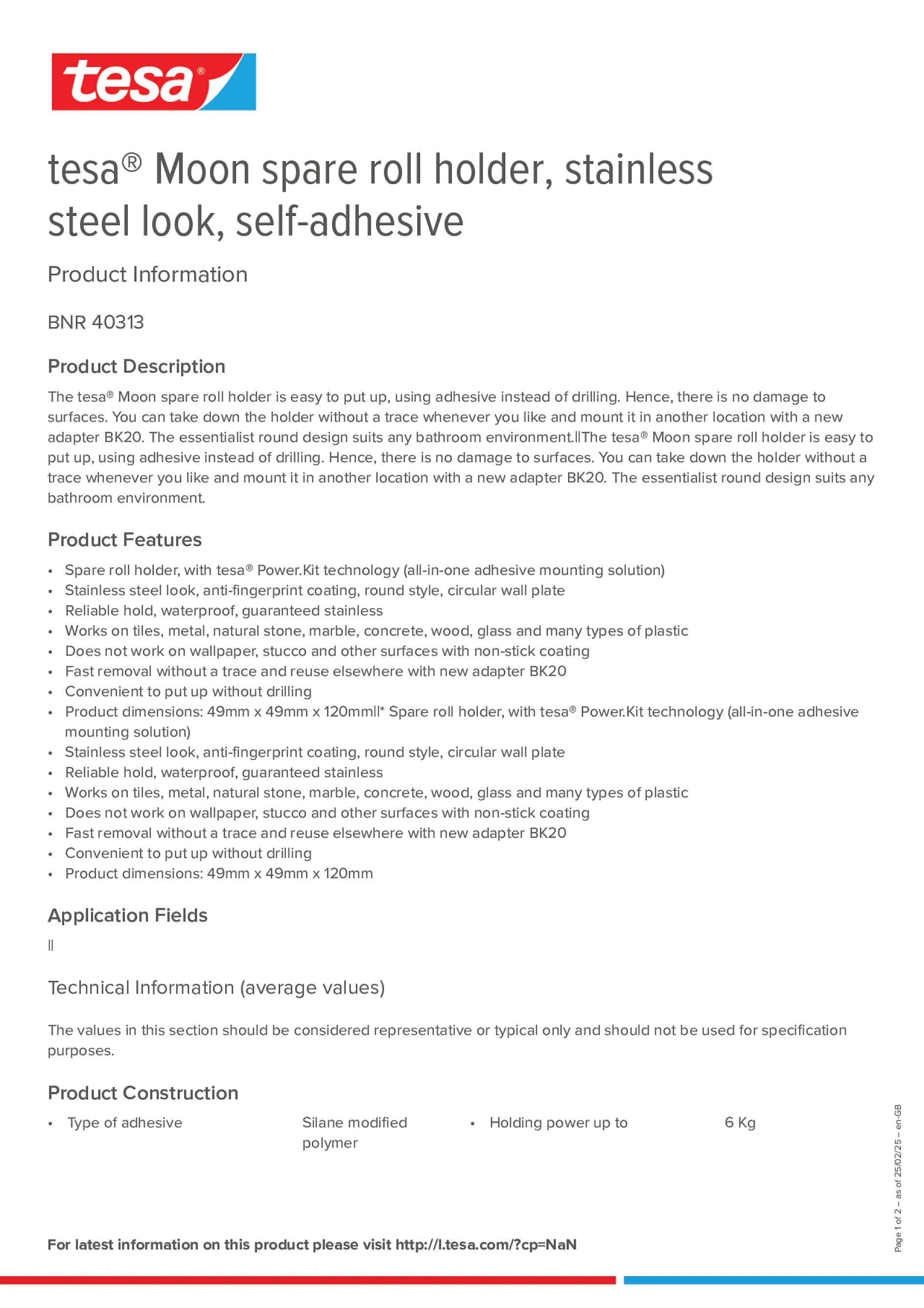 Product information_tesa® 40313_en-GB
