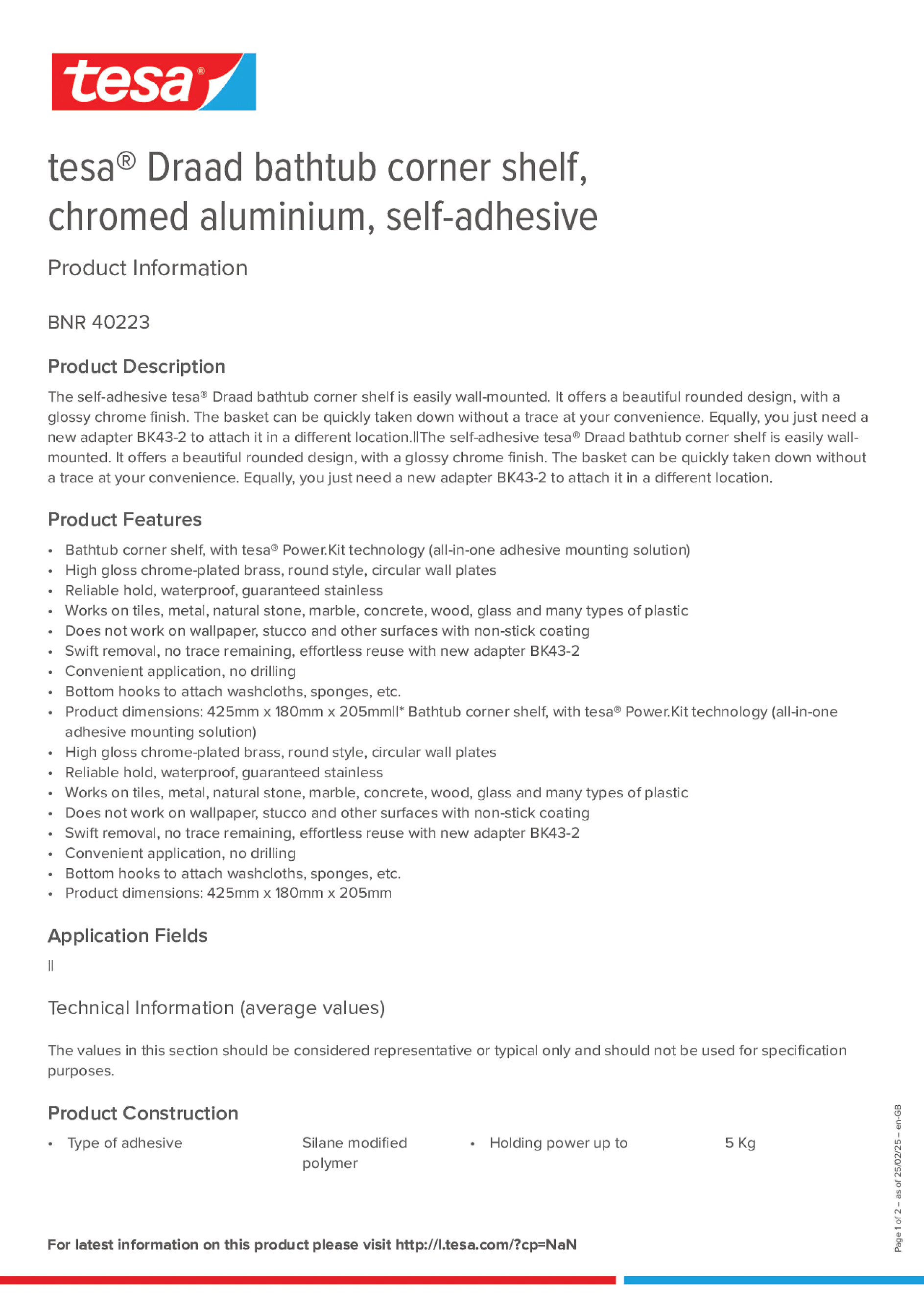 Product information_tesa® 40223_en-GB