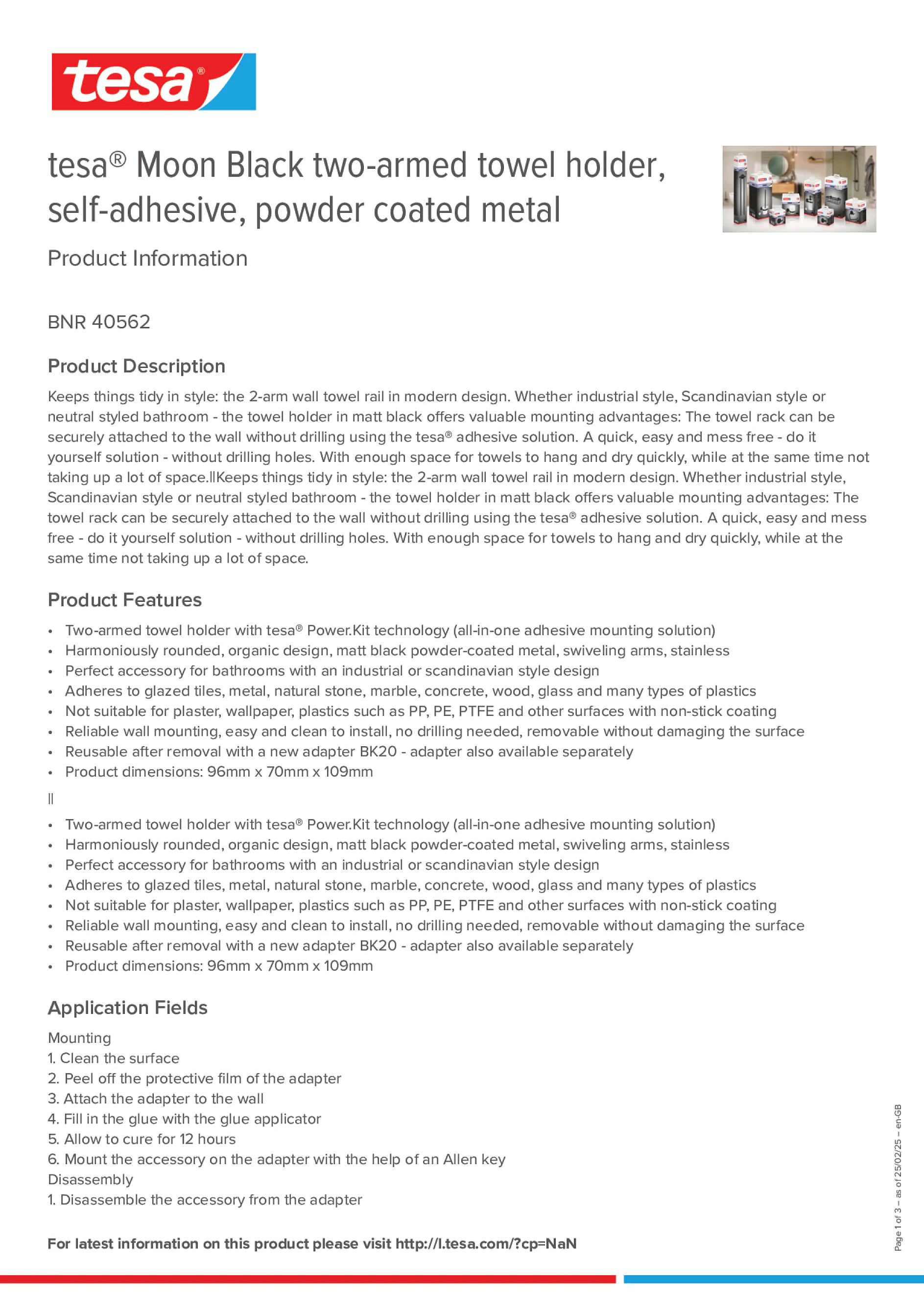 Product information_tesa® 40562_en-GB