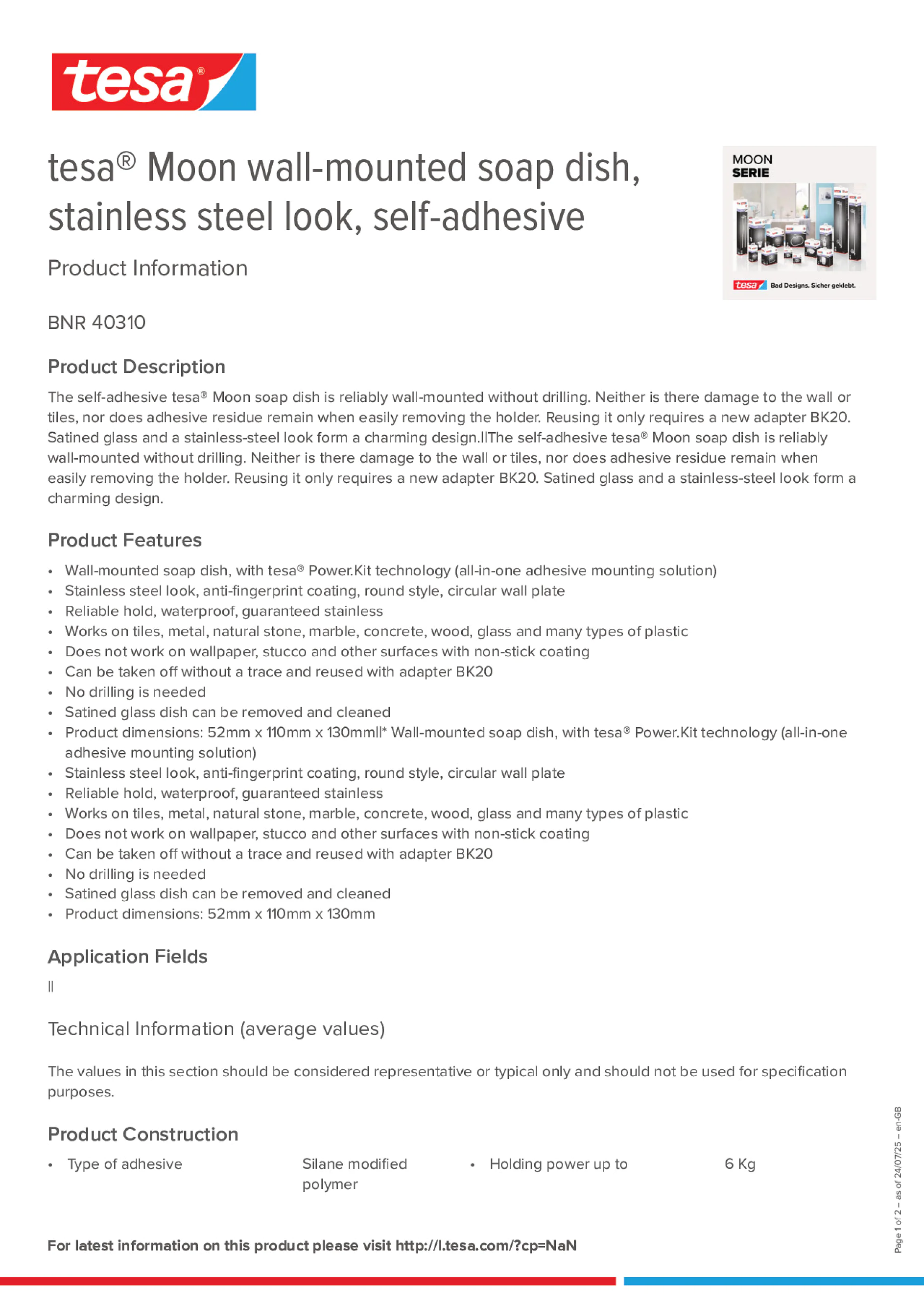Product information_tesa® 40310_en-GB