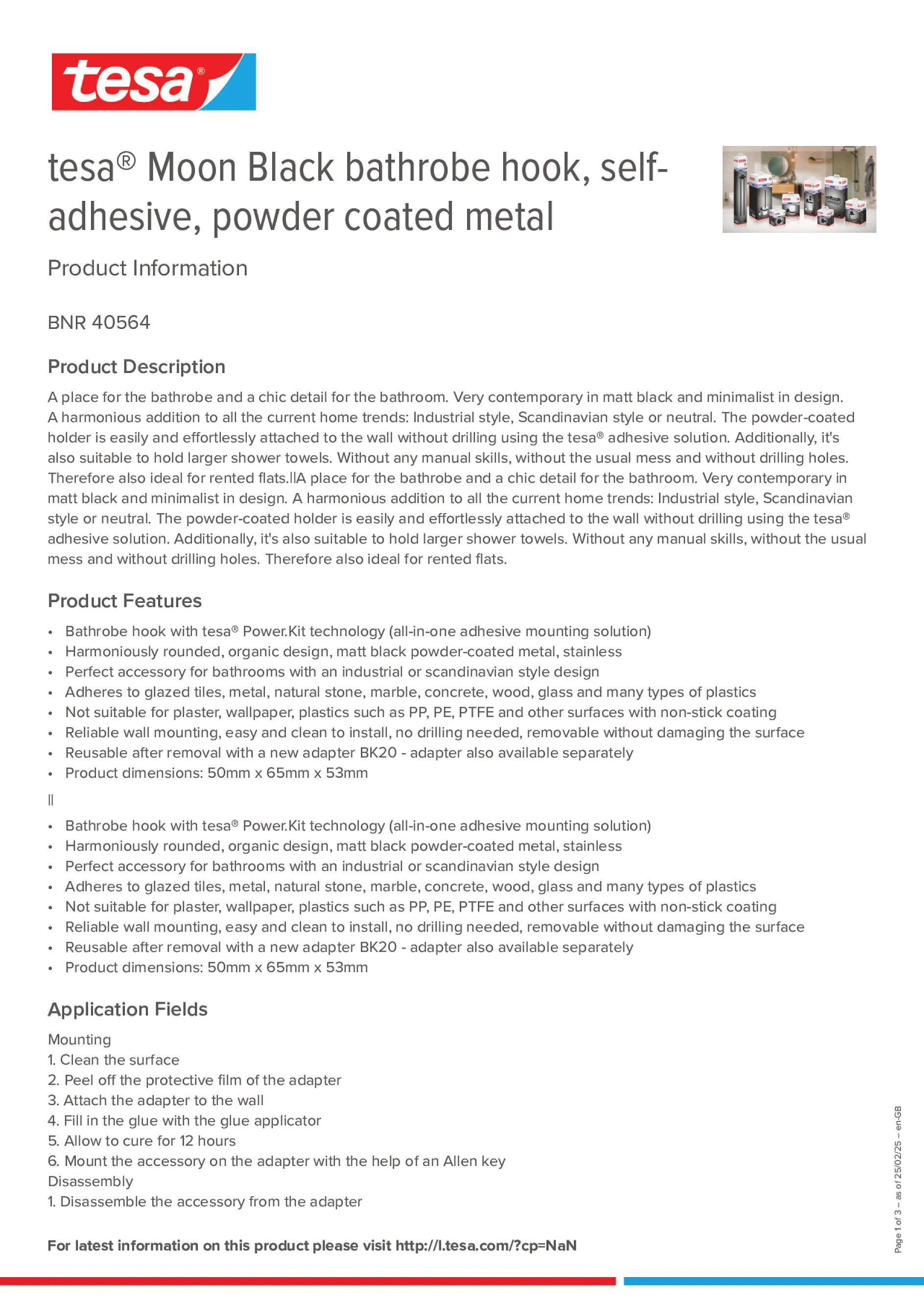 Product information_tesa® 40564_en-GB