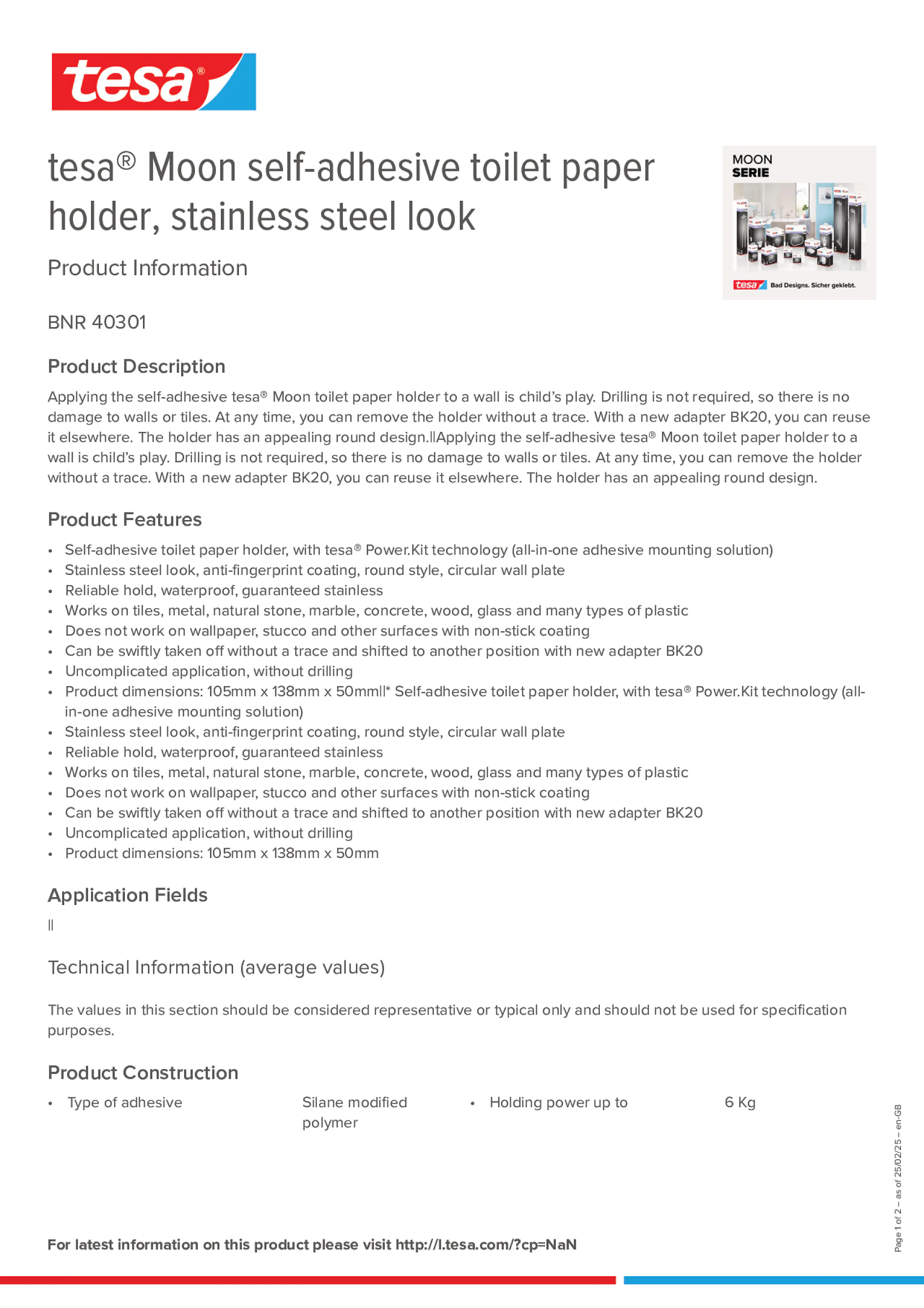 Product information_tesa® 40301_en-GB