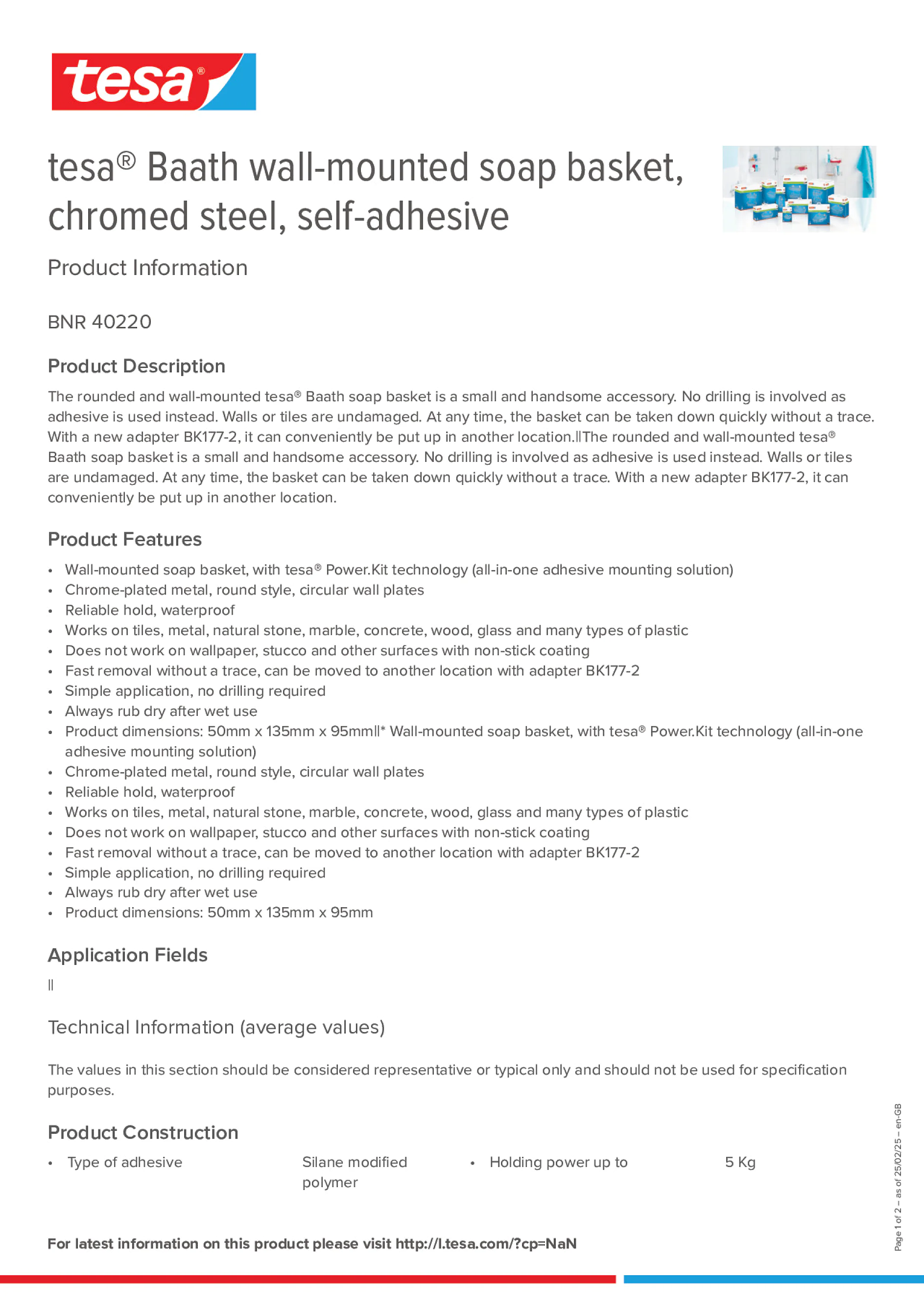 Product information_tesa® 40220_en-GB