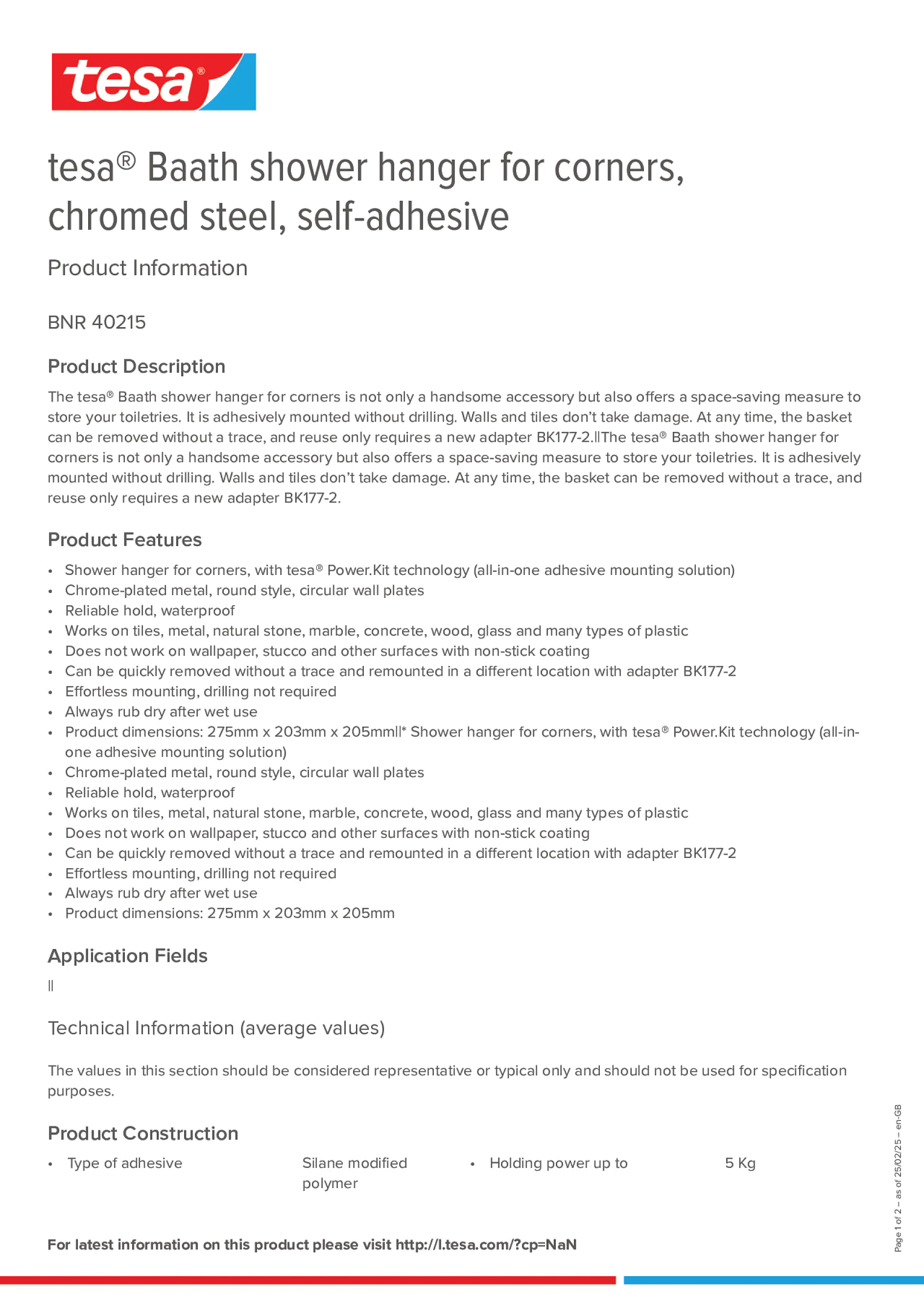 Product information_tesa® 40215_en-GB
