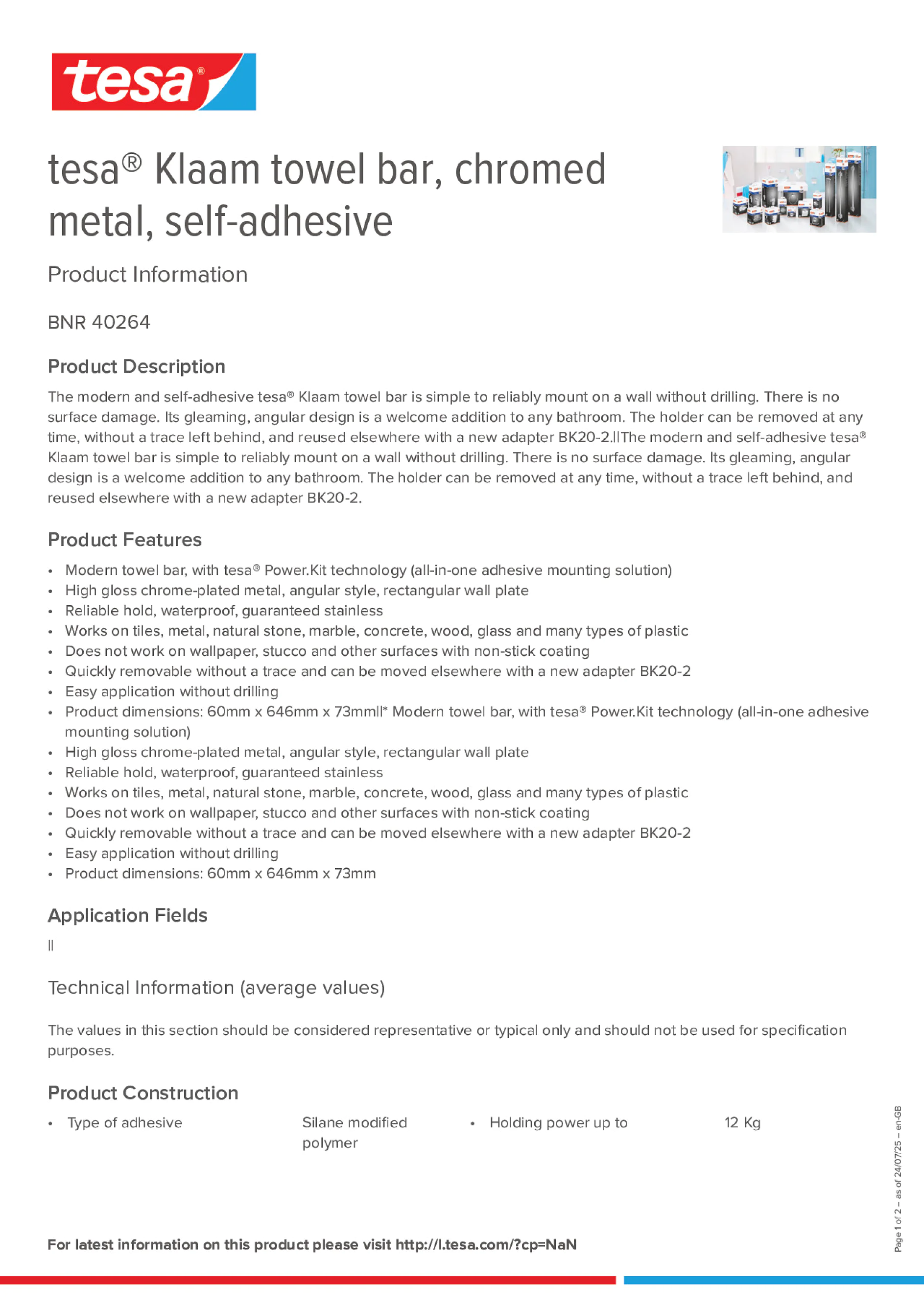 Product information_tesa® 40264_en-GB