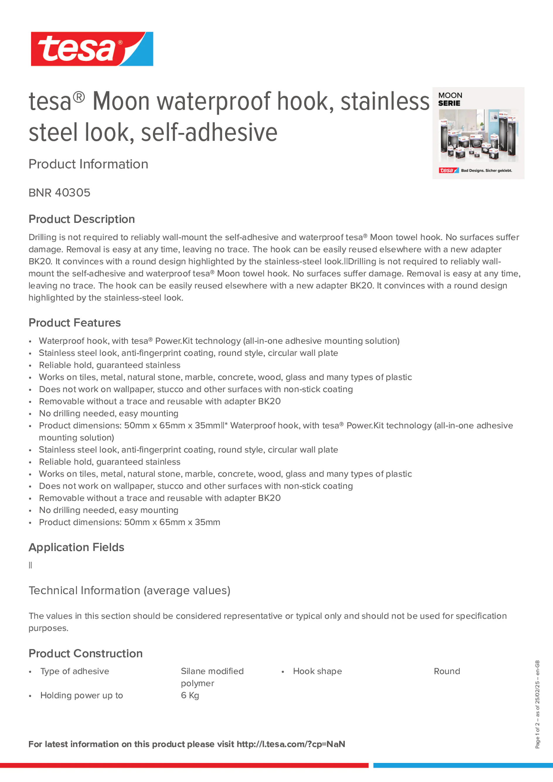 Product information_tesa® 40305_en-GB