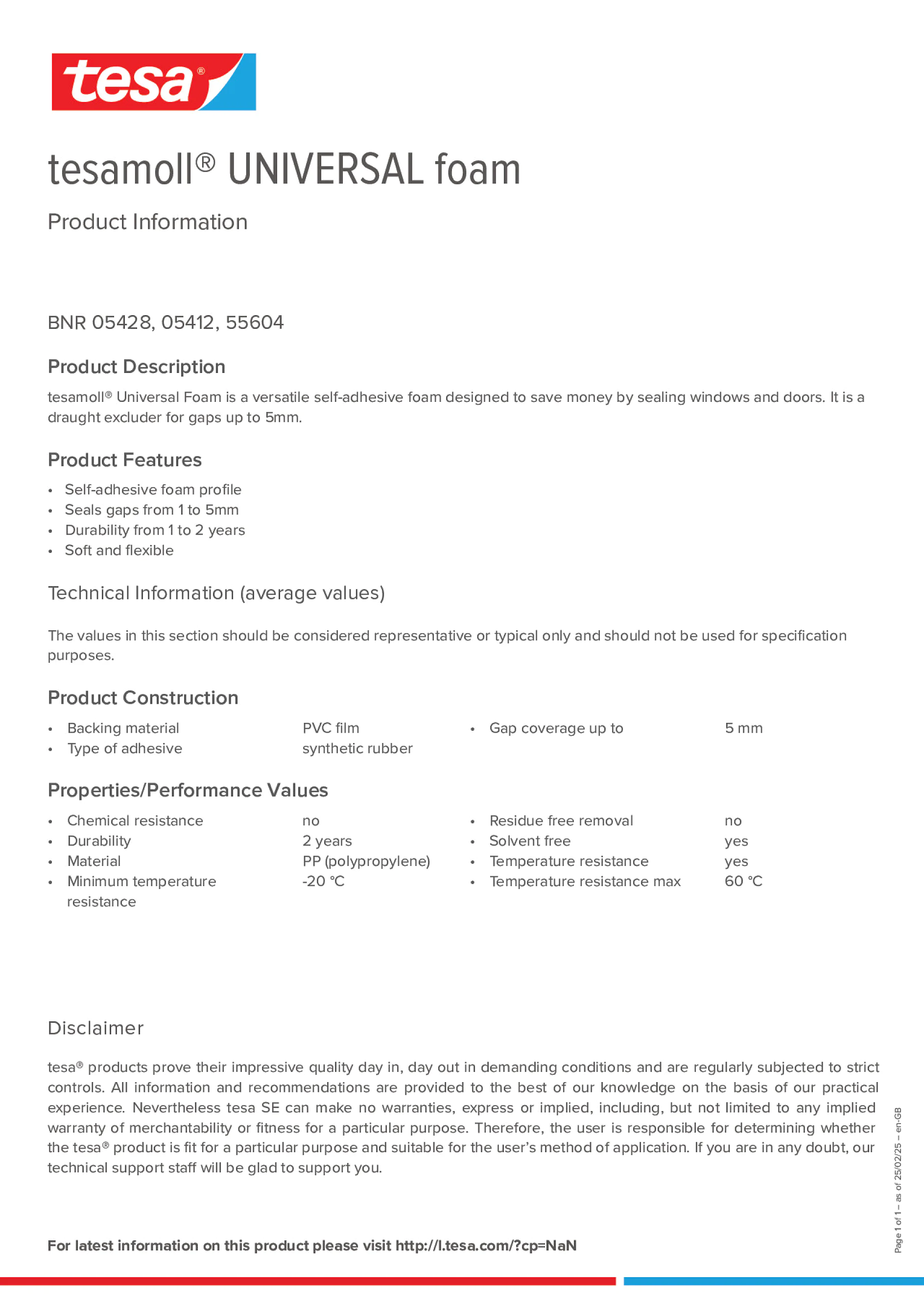 Product information_tesamoll® 55604_en-GB