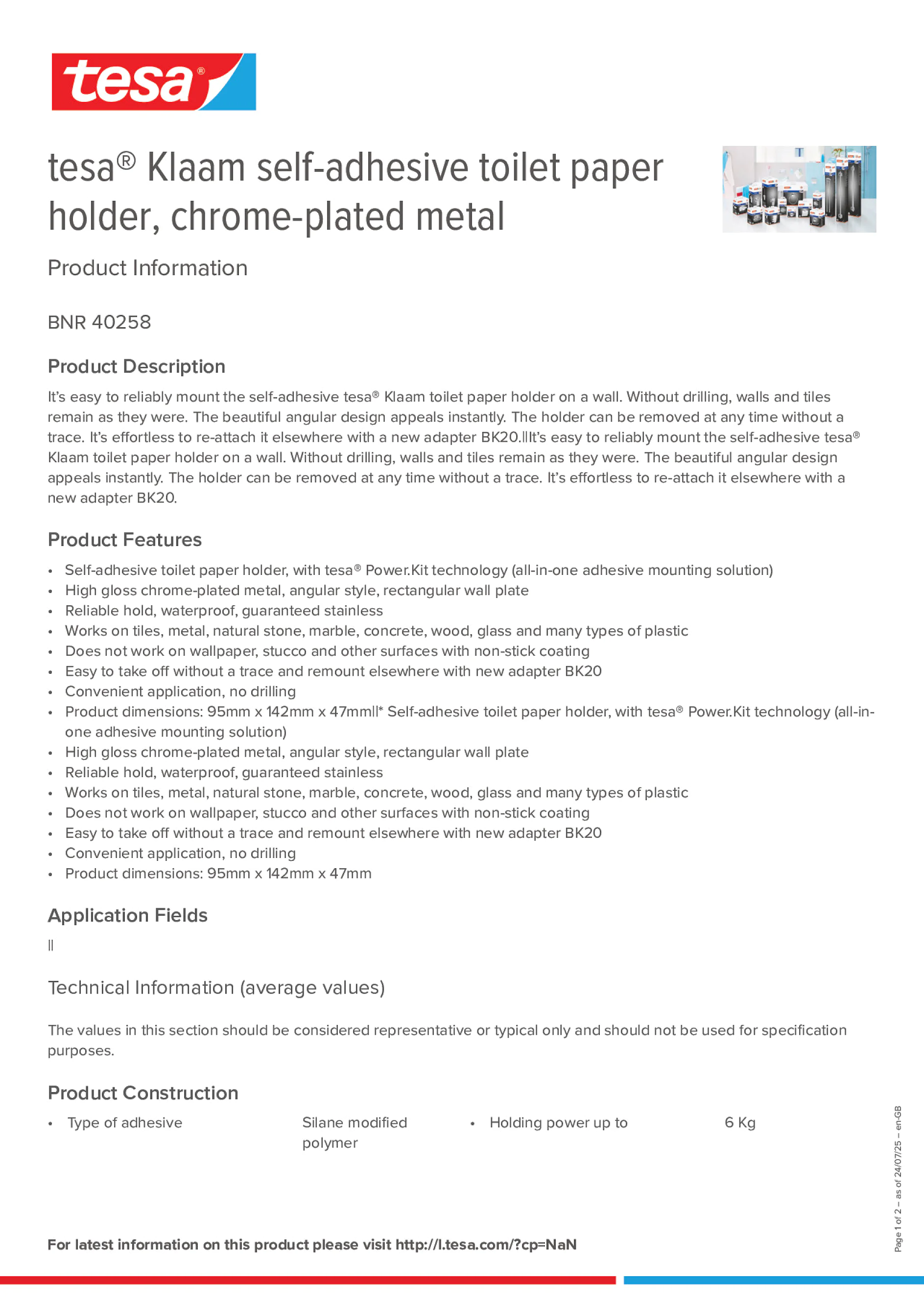 Product information_tesa® 40258_en-GB