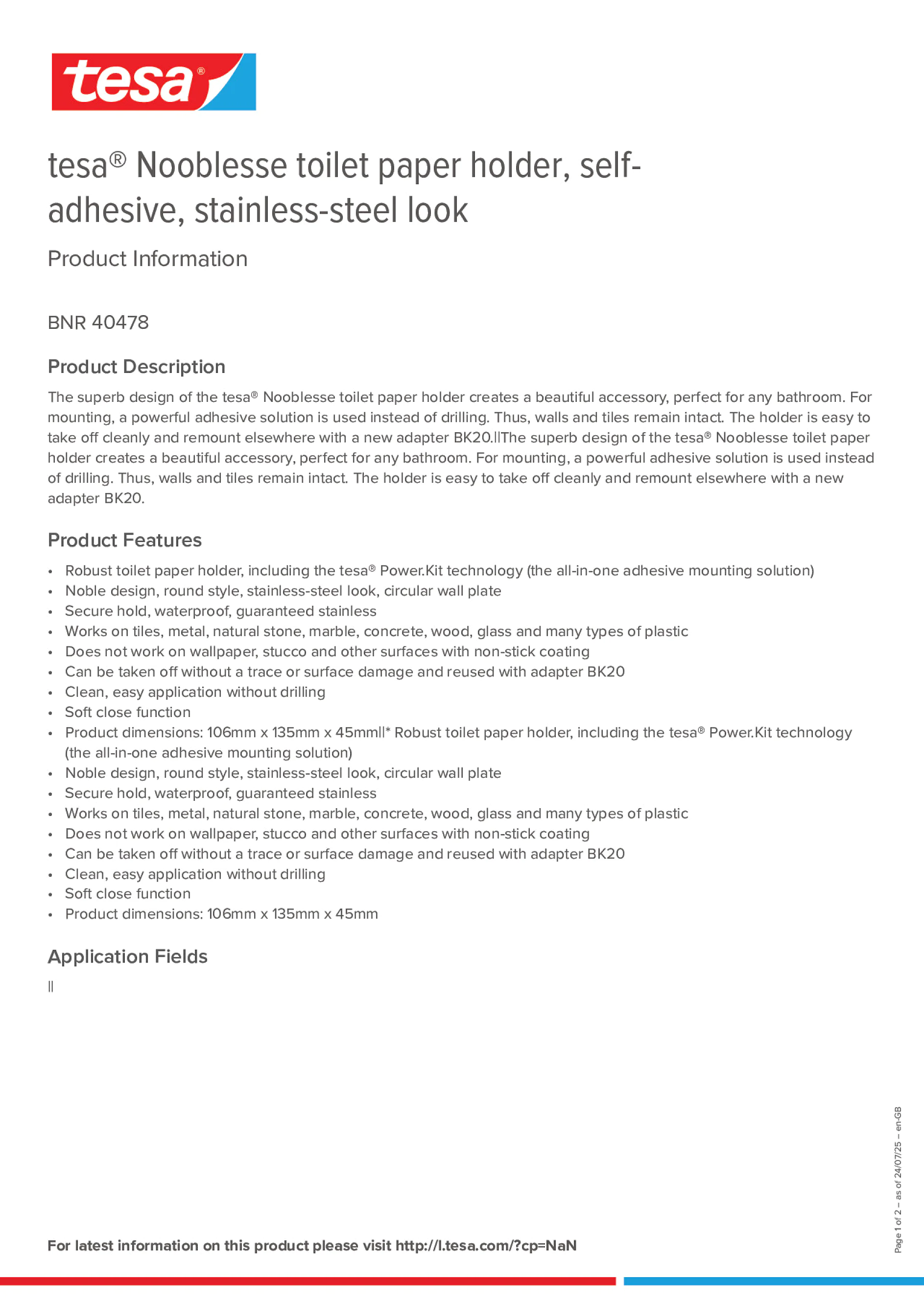 Product information_tesa® 40478_en-GB