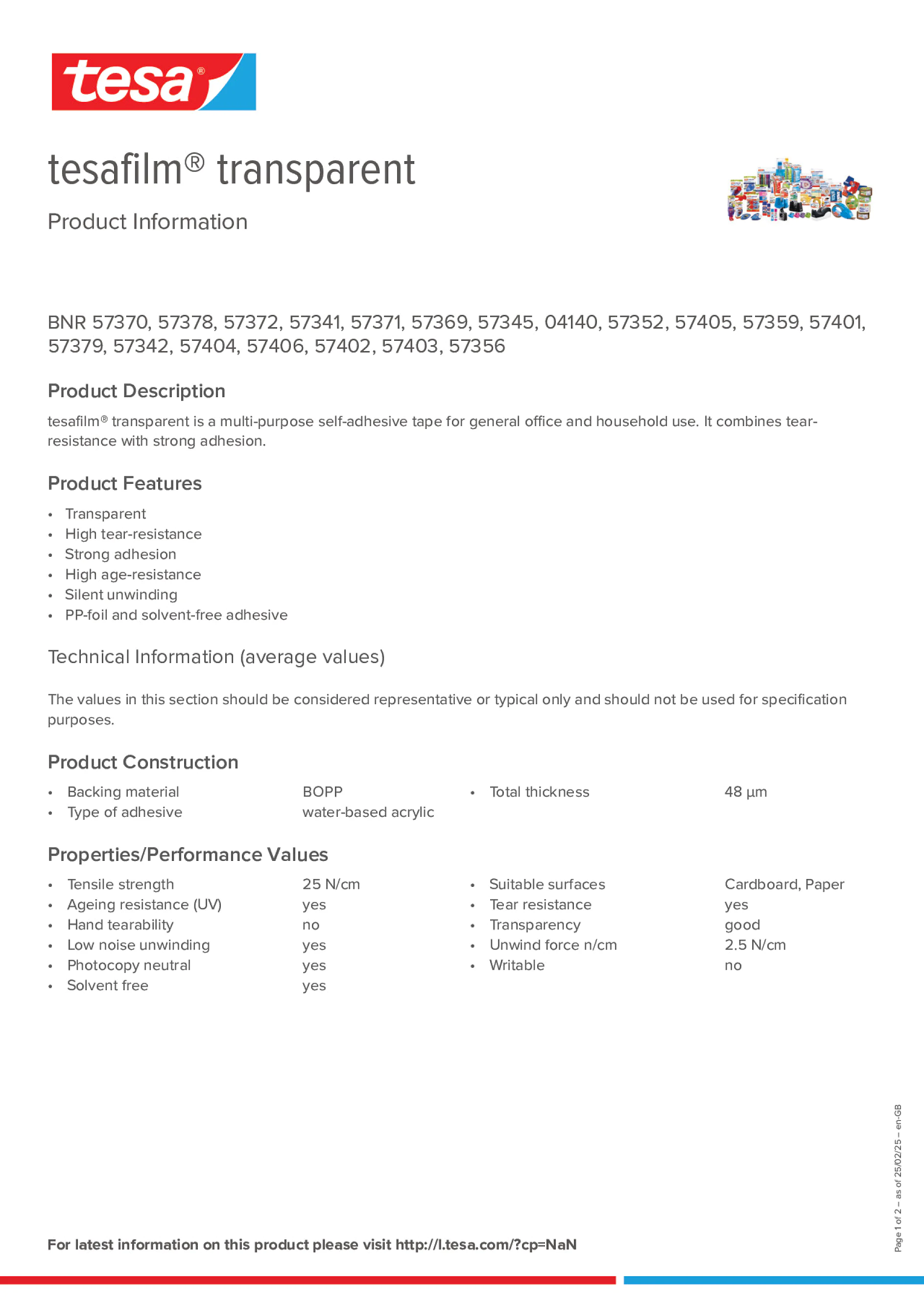 Product information_tesafilm® 4140_en-GB