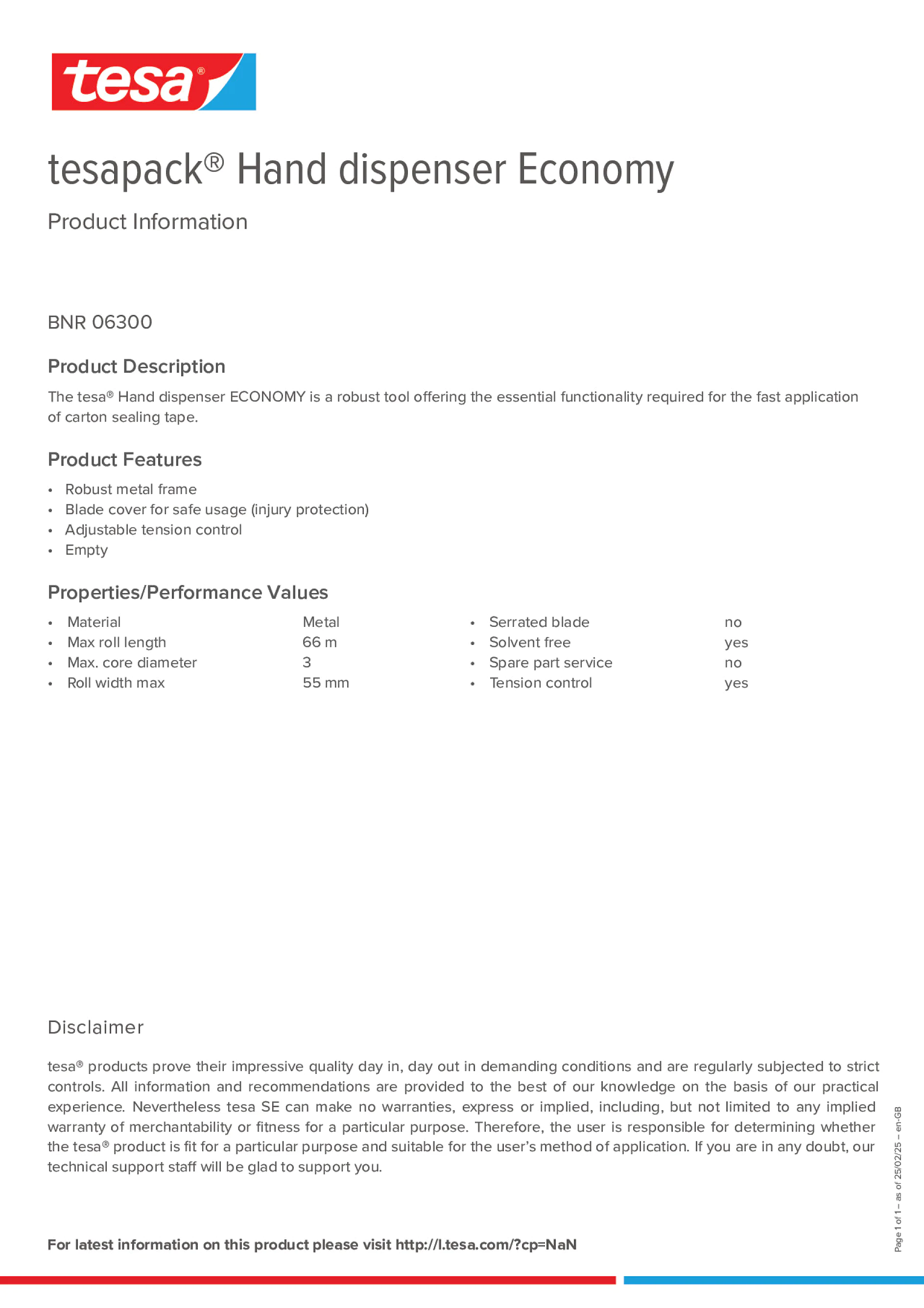 Product information_tesapack® 06300_en-GB